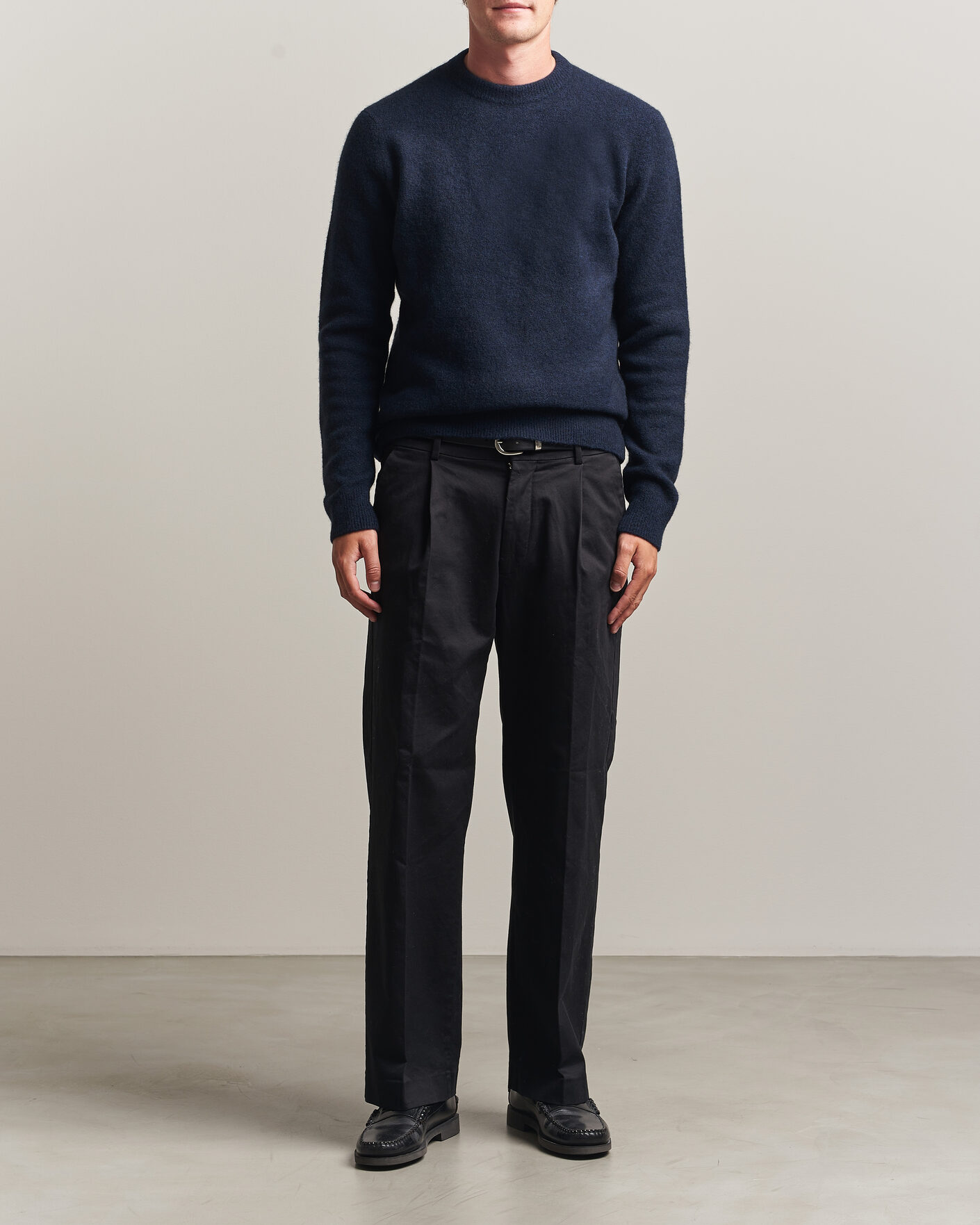 Homme | Pulls Et Tricots | Filippa K | Yak Knitted Sweater Navy