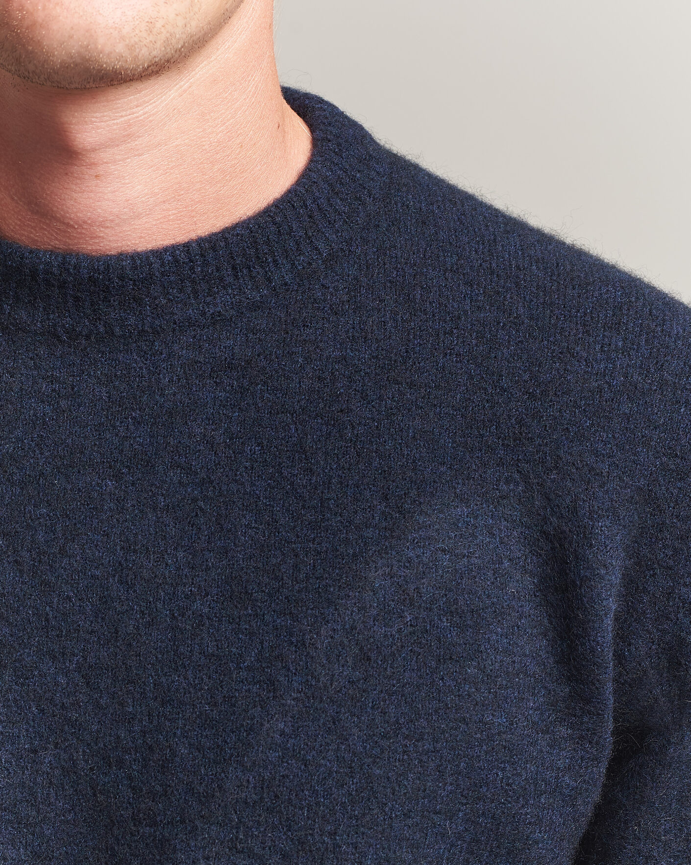 Homme | Pulls Et Tricots | Filippa K | Yak Knitted Sweater Navy