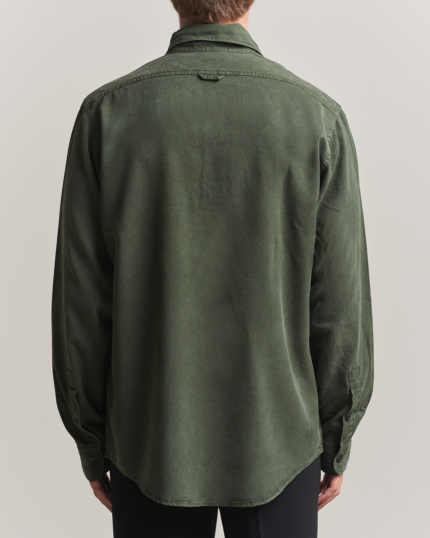 Homme | Chemises | Filippa K | Zack Lyocell Shirt Night Green