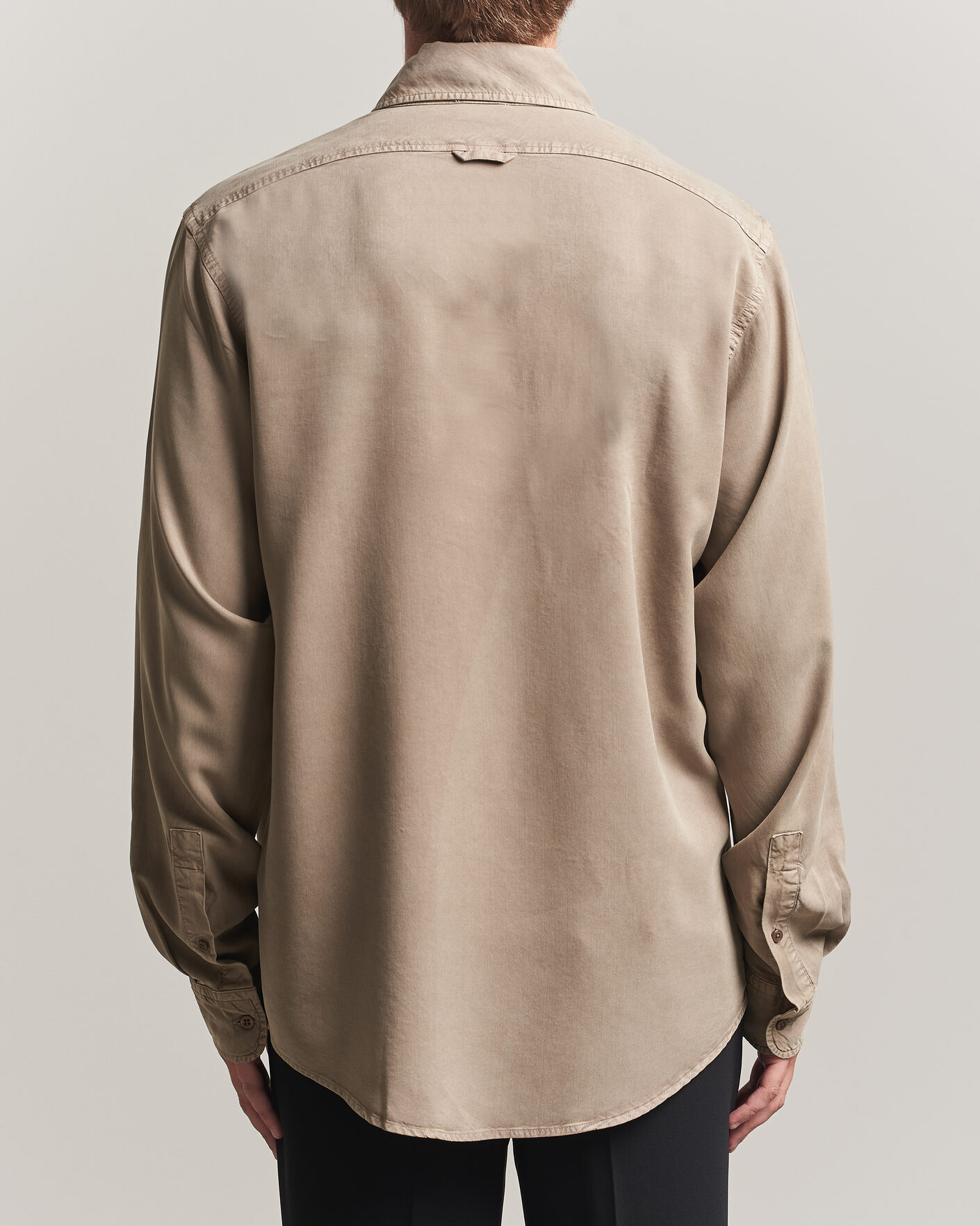 Homme | Chemises | Filippa K | Zack Lyocell Shirt Stone Taupe