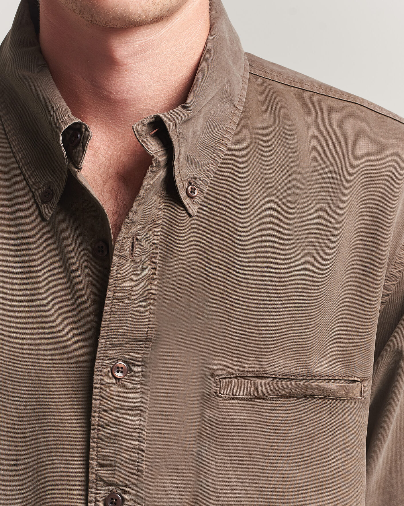 Homme | Chemises | Filippa K | Zack Lyocell Shirt Ebony Brown