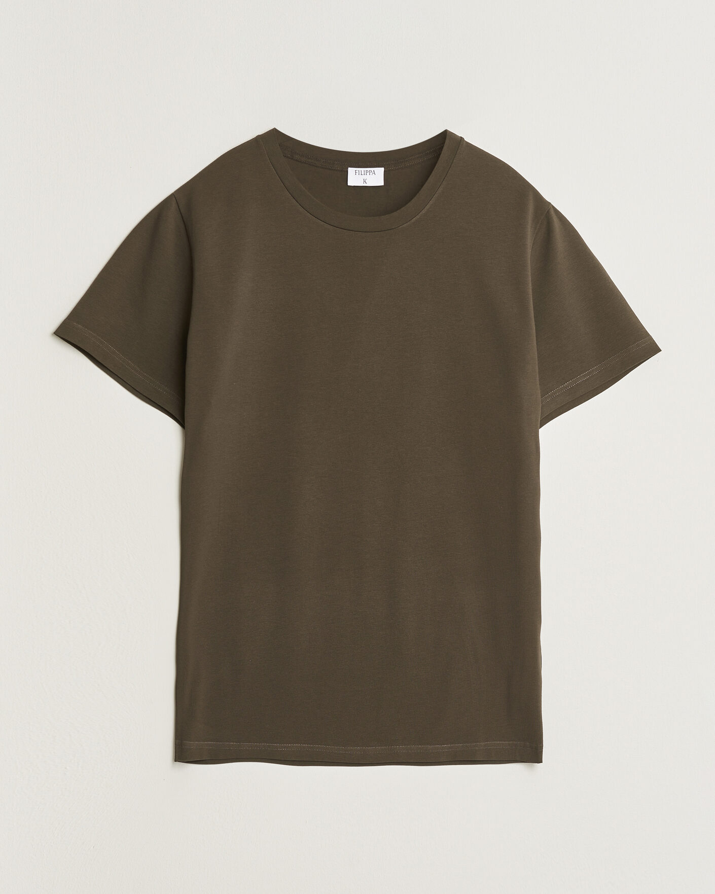 Homme | T-shirts | Filippa K | Soft Lycra T-Shirt Ebony Brown
