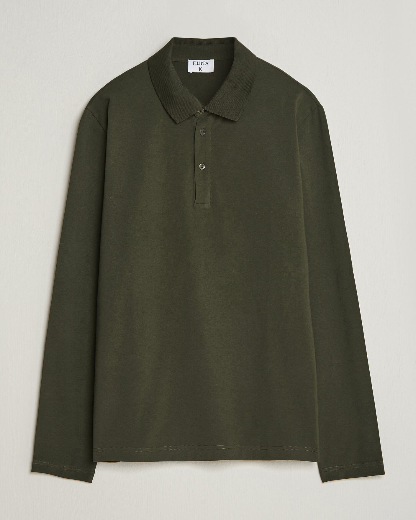 Homme | Polos | Filippa K | Luke Lycra Polo Shirt Night Green
