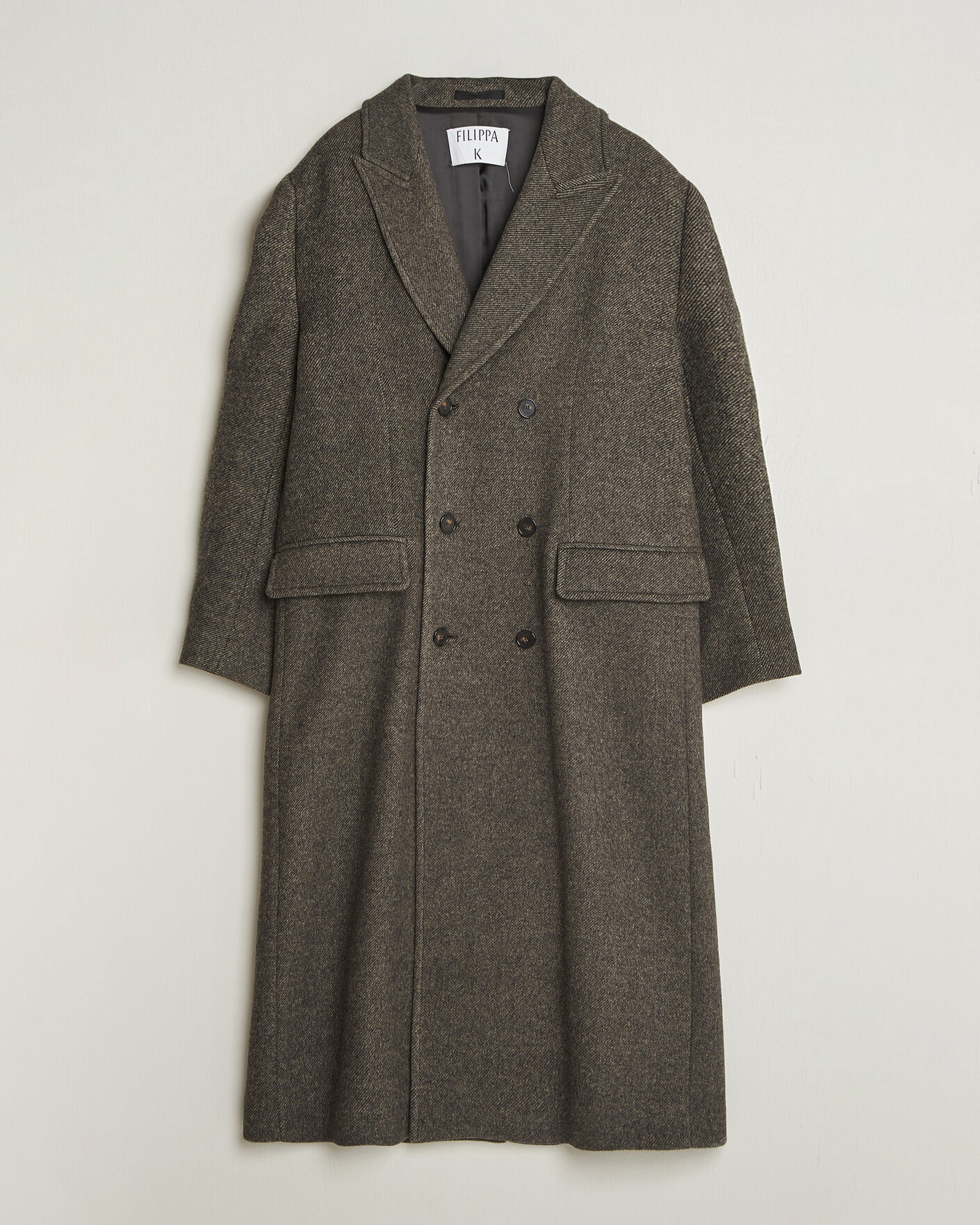 Homme | Manteaux Et Vestes | Filippa K | Damian Wool Twill Coat Driftwood