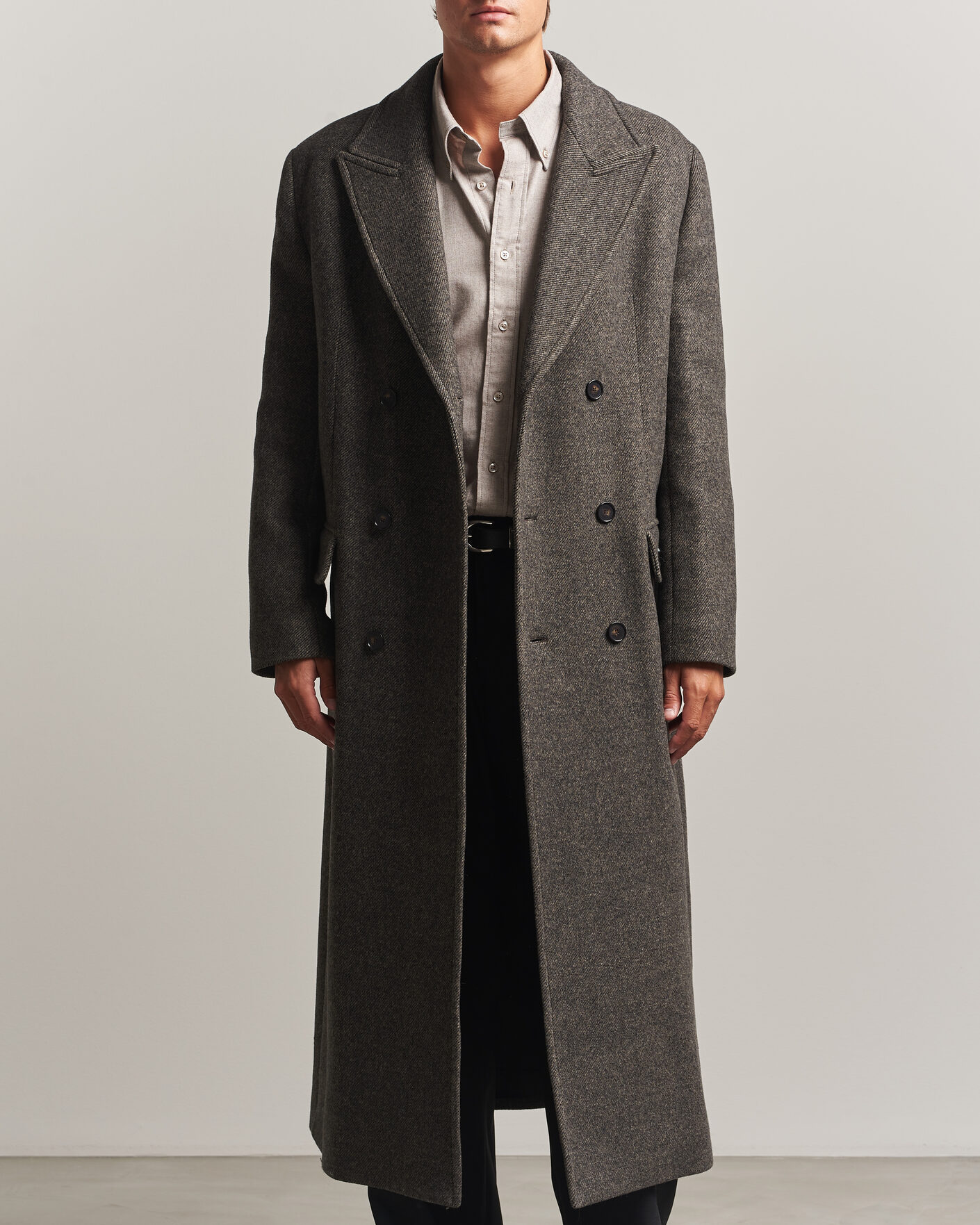 Homme | Manteaux Et Vestes | Filippa K | Damian Wool Twill Coat Driftwood