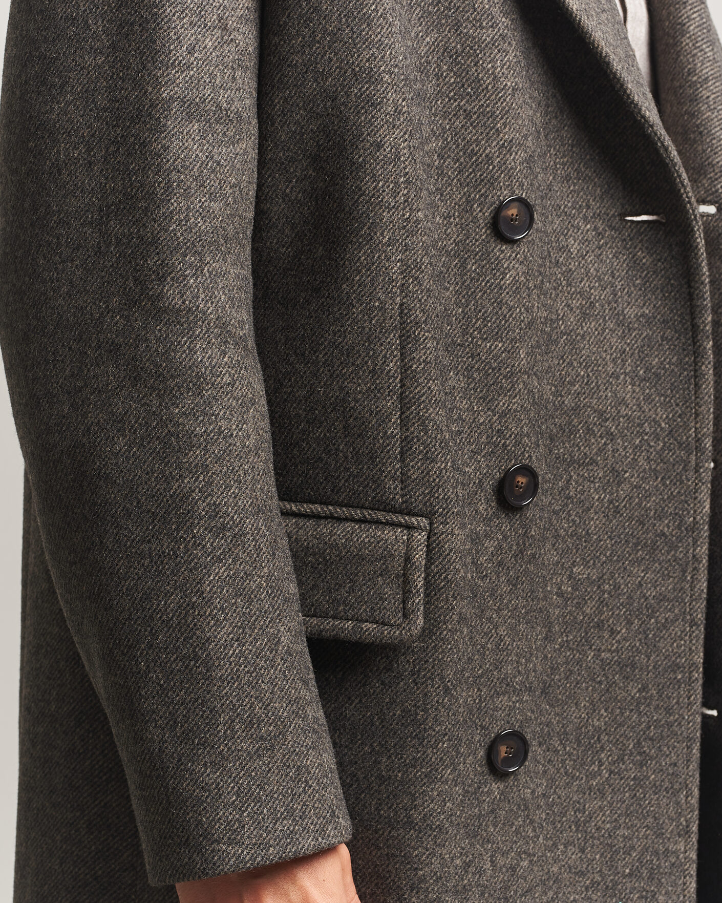 Homme | Manteaux Et Vestes | Filippa K | Damian Wool Twill Coat Driftwood