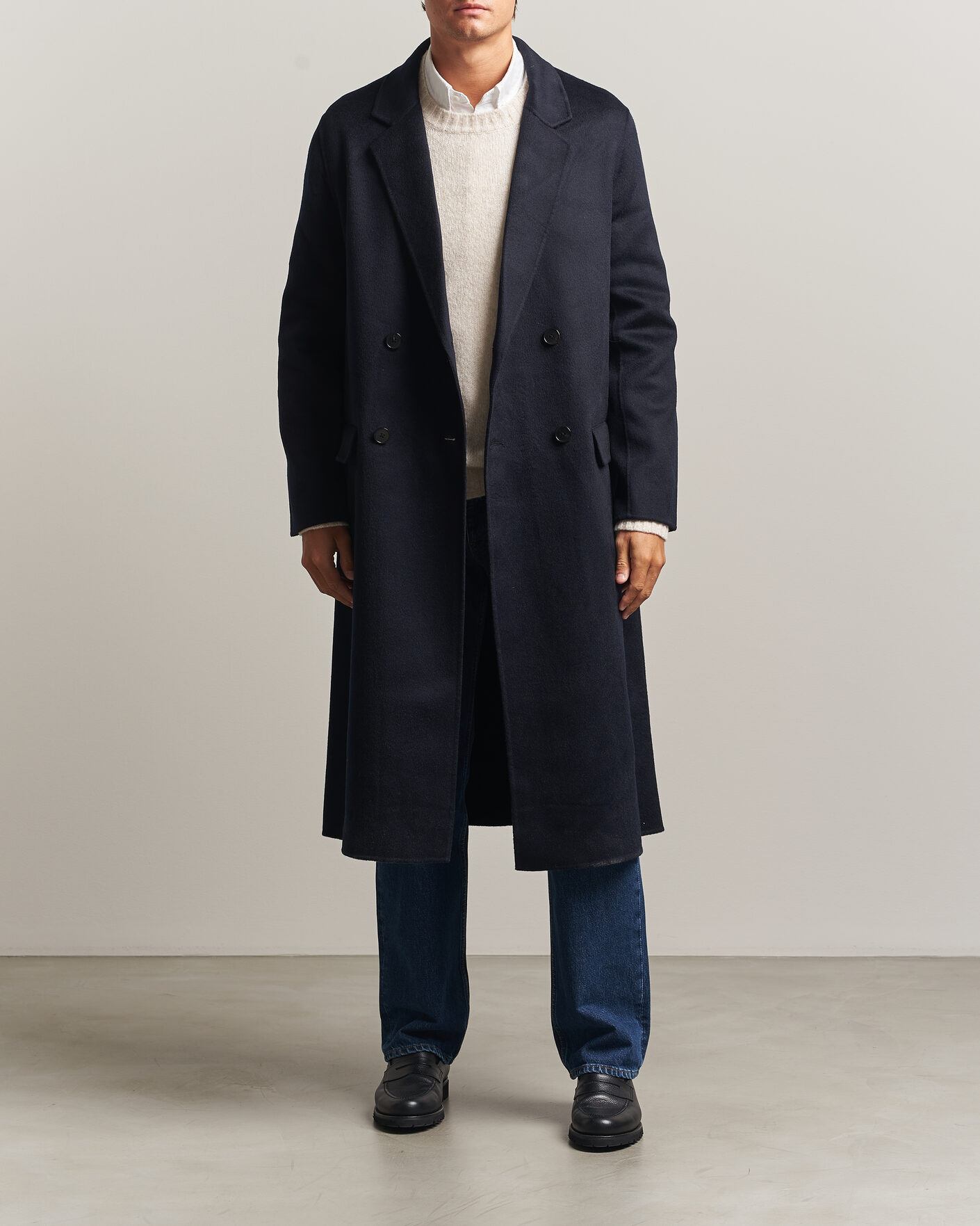 Homme | Manteaux Et Vestes | Filippa K | Athens Wool Coat Navy