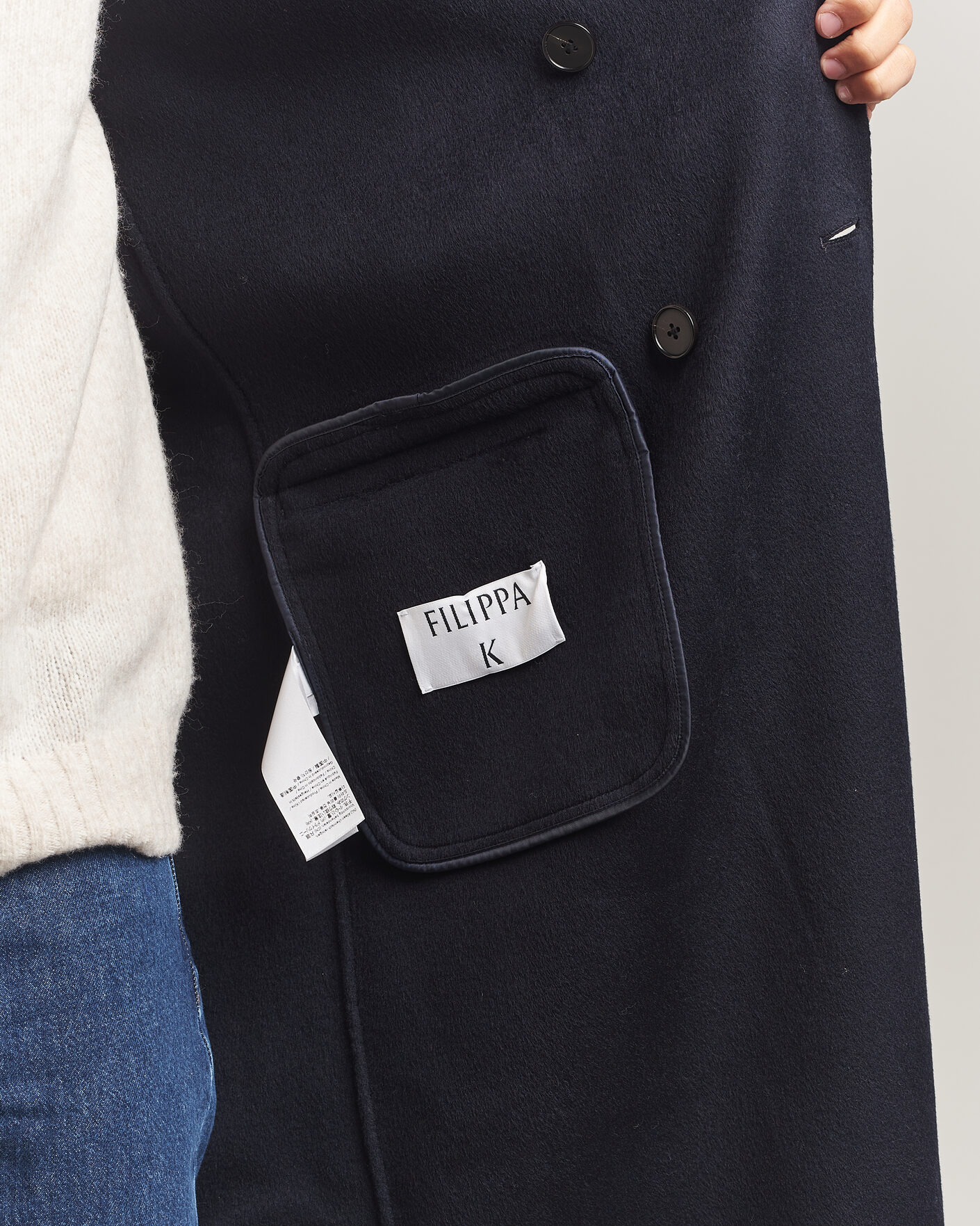 Homme | Manteaux Et Vestes | Filippa K | Athens Wool Coat Navy