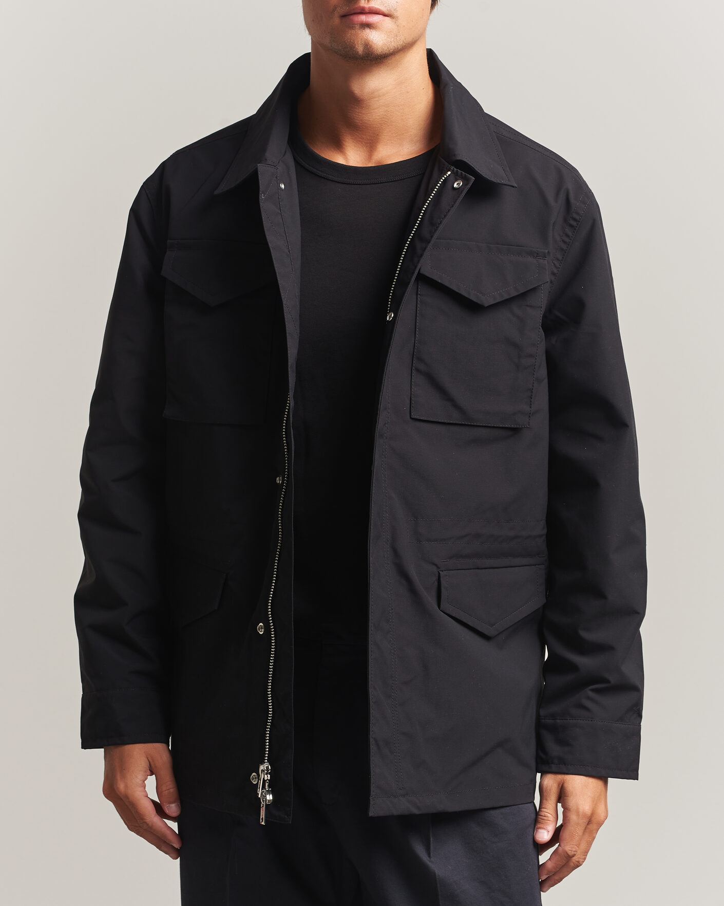 Homme | Manteaux Et Vestes | Filippa K | Field Jacket Black
