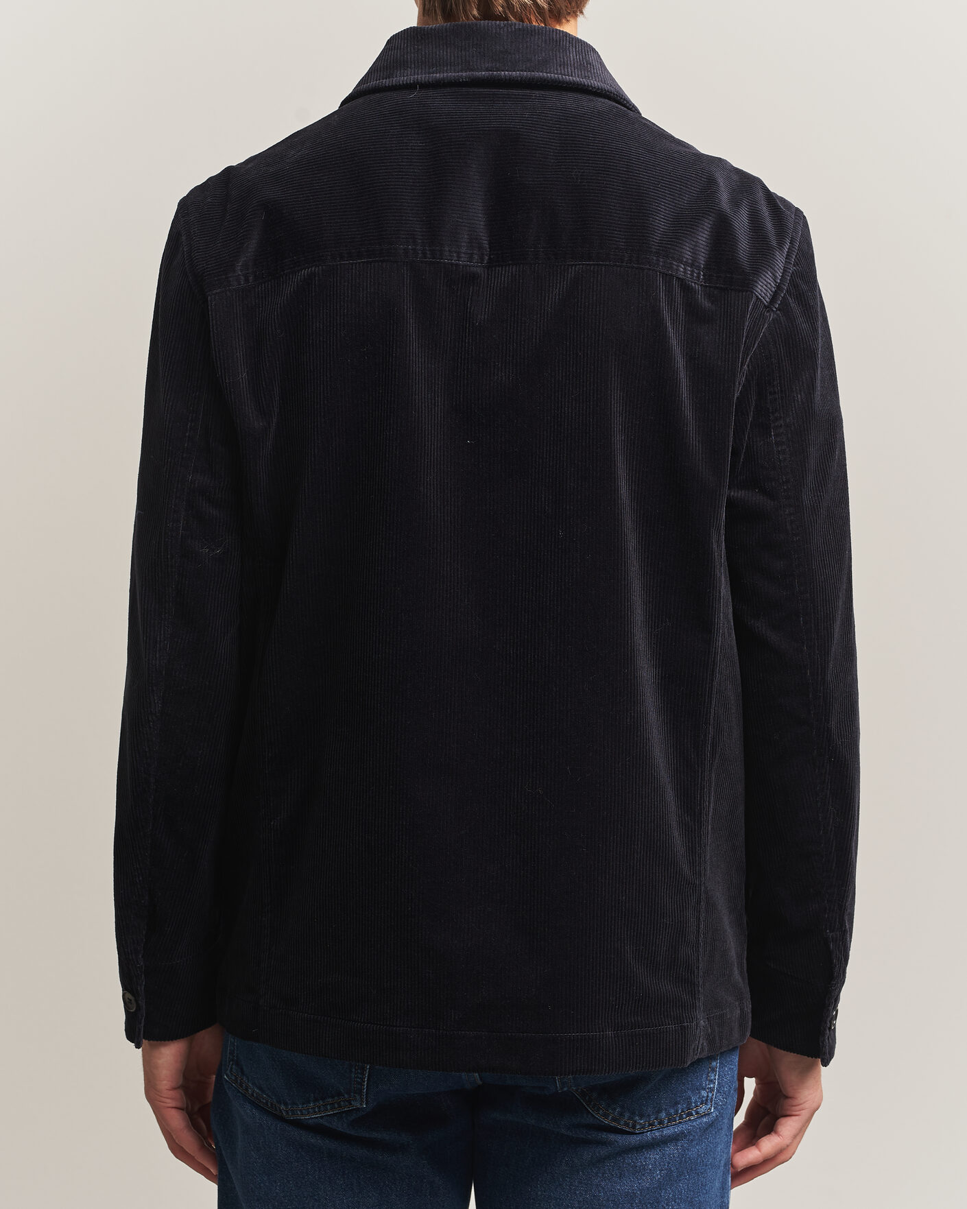 Homme | Chemises | Filippa K | Taylor Corduroy Overshirt Navy