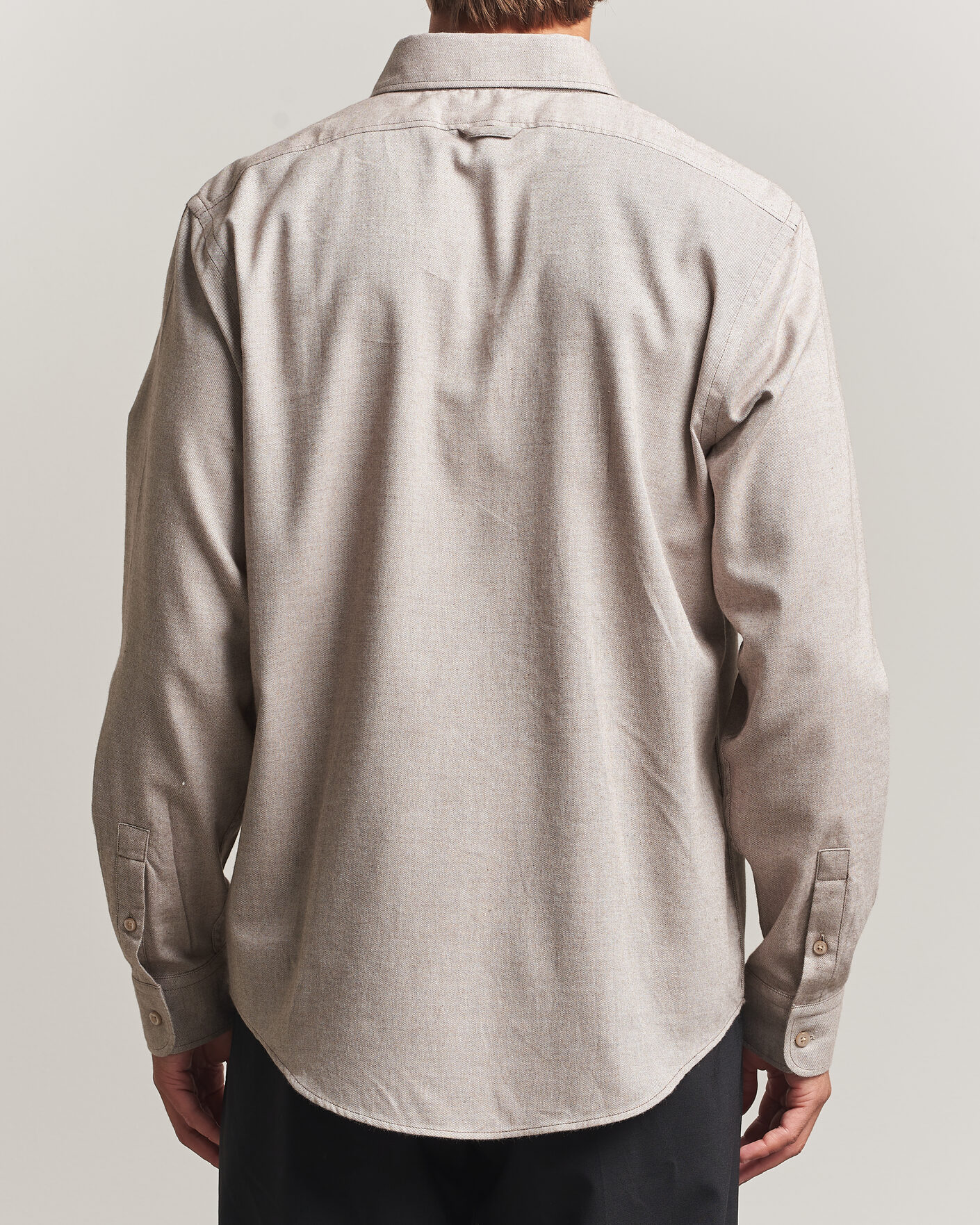 Homme | Chemises | Filippa K | Zack Flannel Shirt Mid Brown