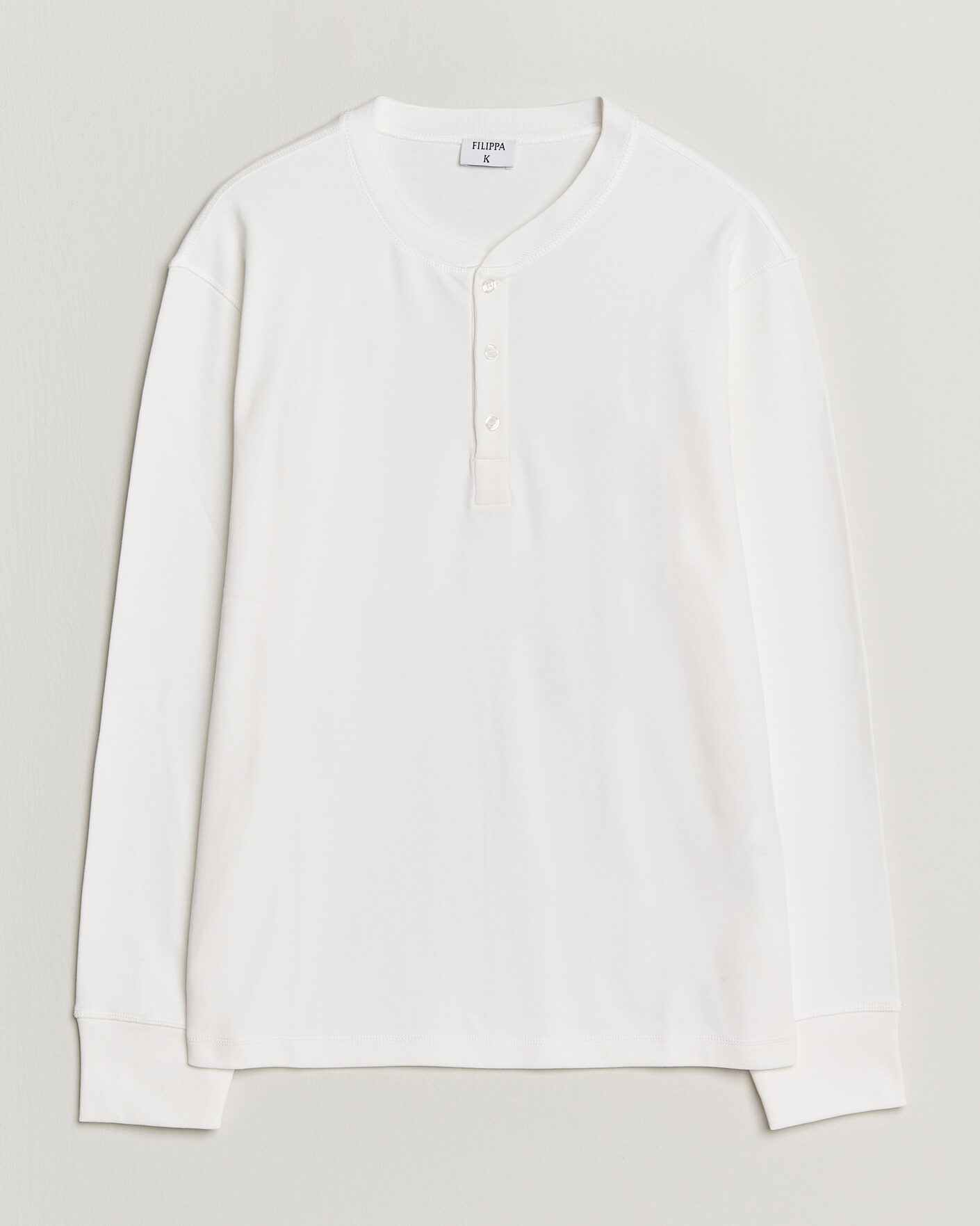 Homme | Pulls Et Tricots | Filippa K | Cotton Rib Henley White