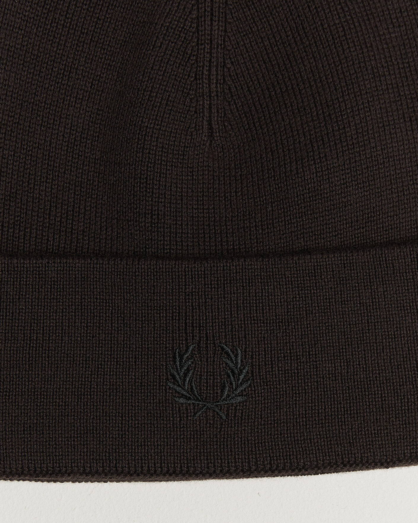 Homme | Bonnets | Fred Perry | Merino Wool Beanie Rich Brown