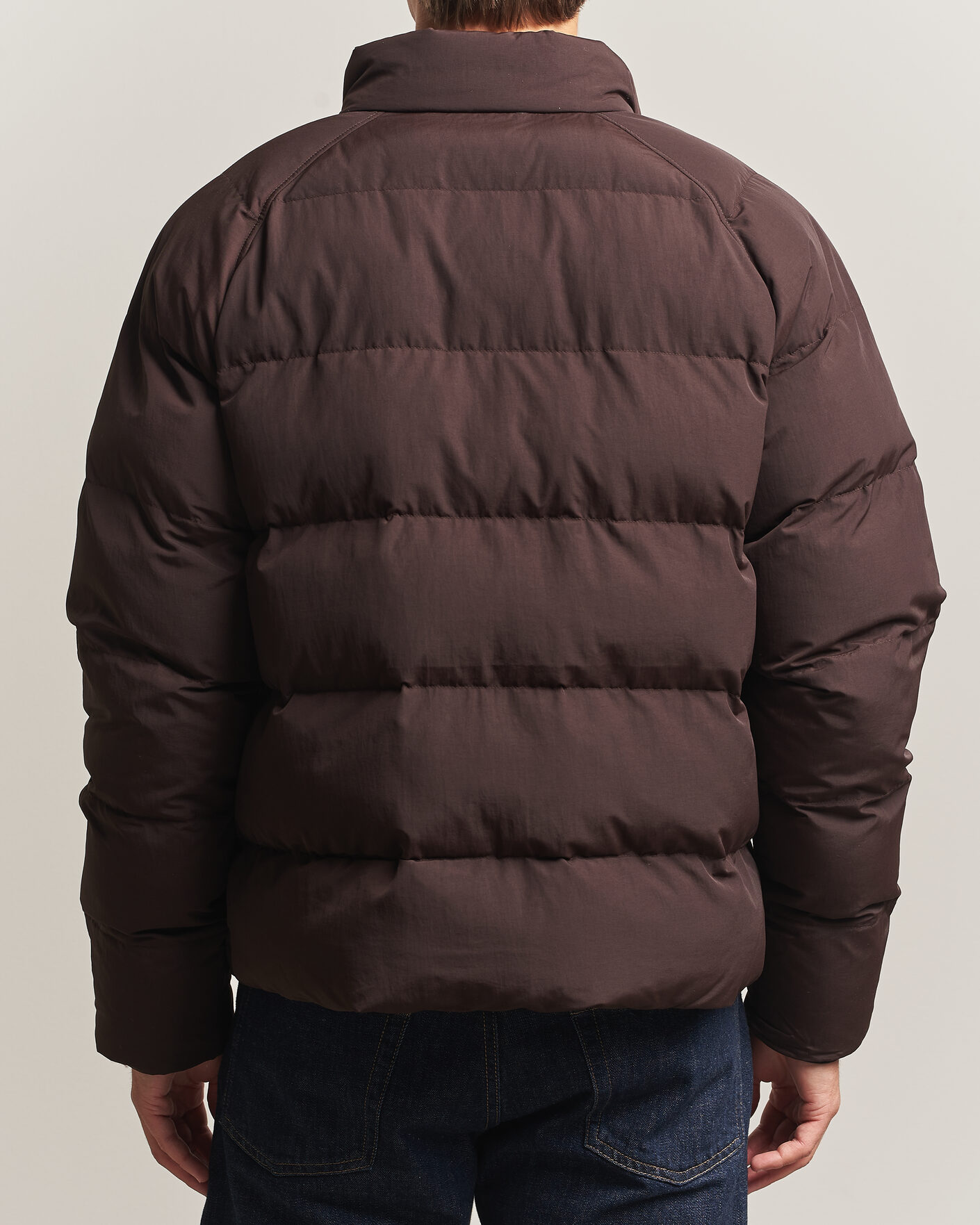 Homme | Manteaux Et Vestes | Fred Perry | Raglan Sleeve Padded Jacket Rich Brown