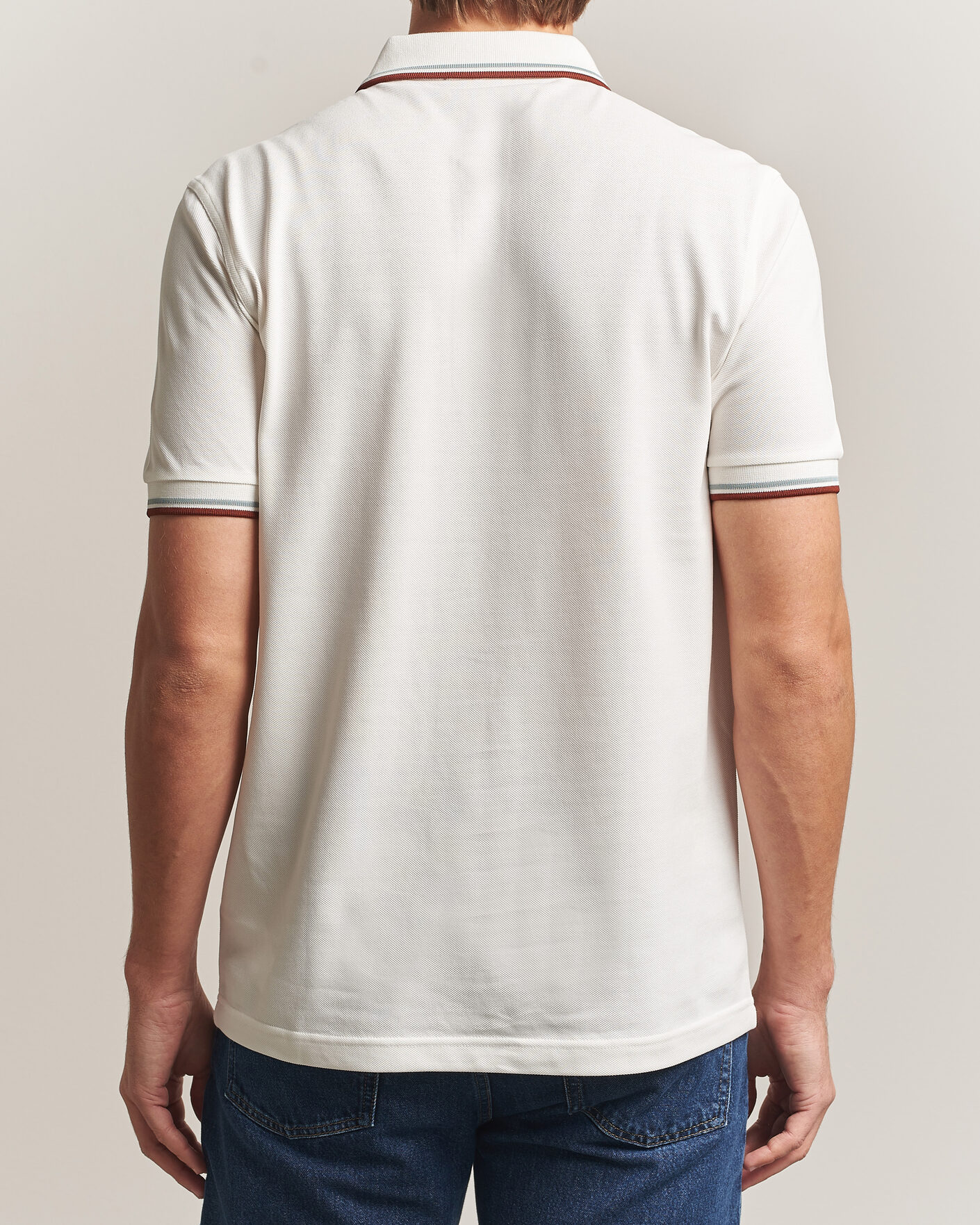 Homme | Polos | Fred Perry | Twin Tipped Polo Shirt Ecru