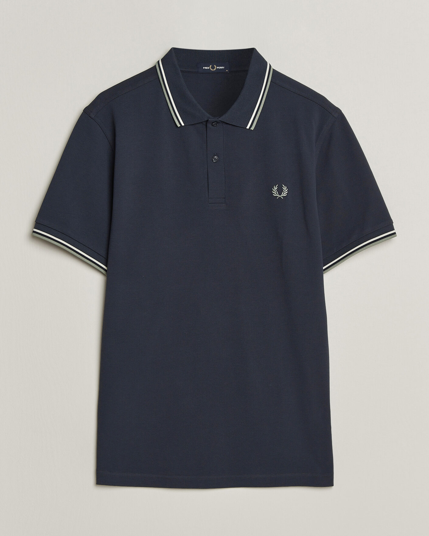 Homme | Polos | Fred Perry | Twin Tipped Polo Shirt Dark Airforce