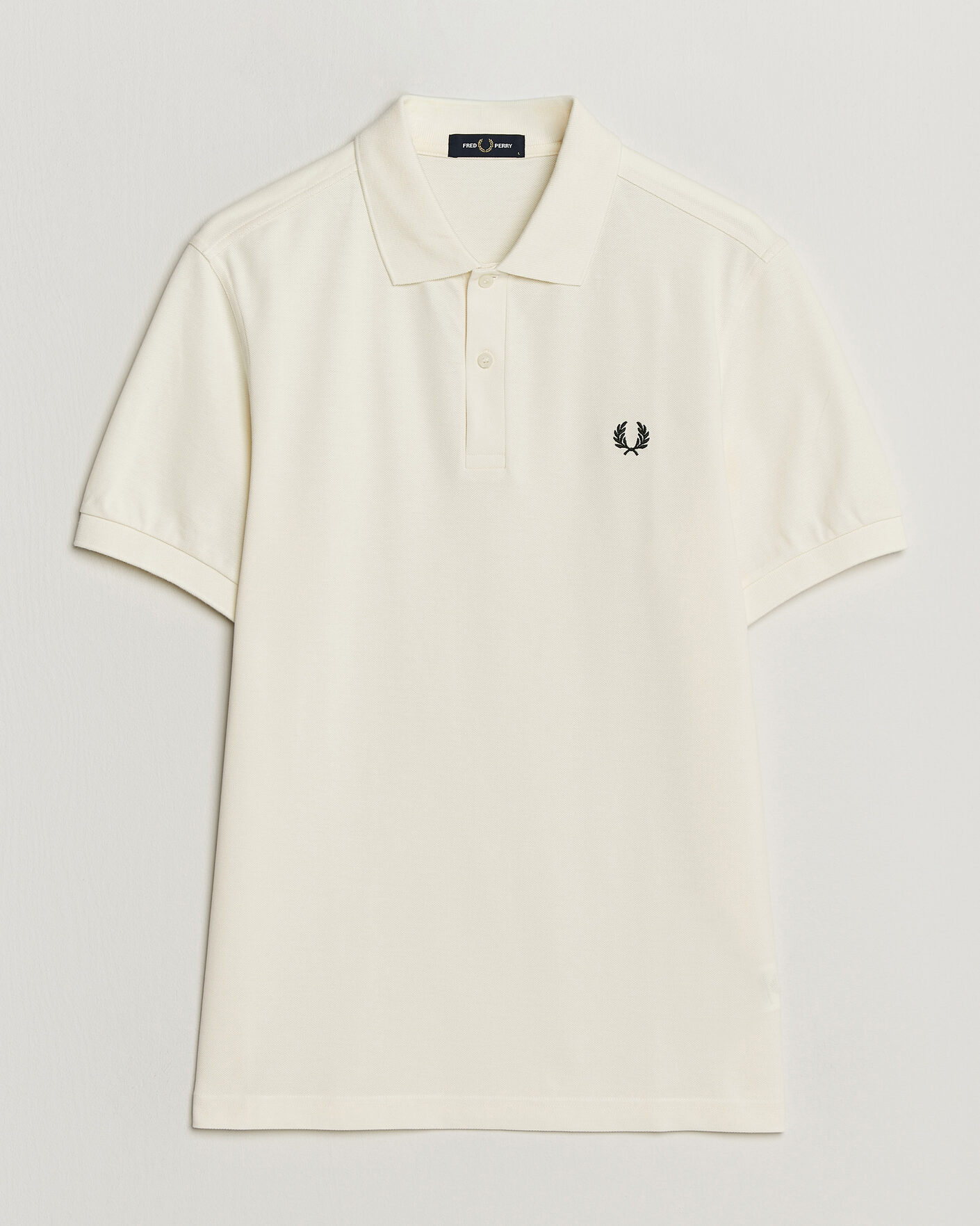 Homme | Polos | Fred Perry | Plain Polo Shirt Night Ecru