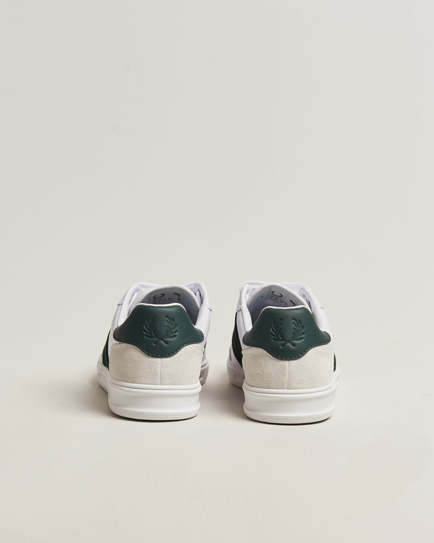 Homme | Baskets | Fred Perry | B4 Leather/Suede Sneaker White