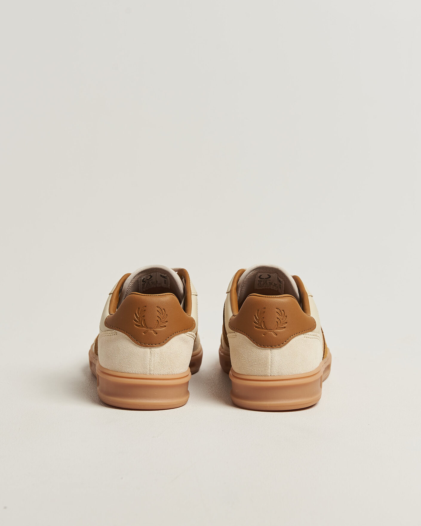 Homme | Baskets | Fred Perry | B4 Leather/Suede Sneaker Oatmeal