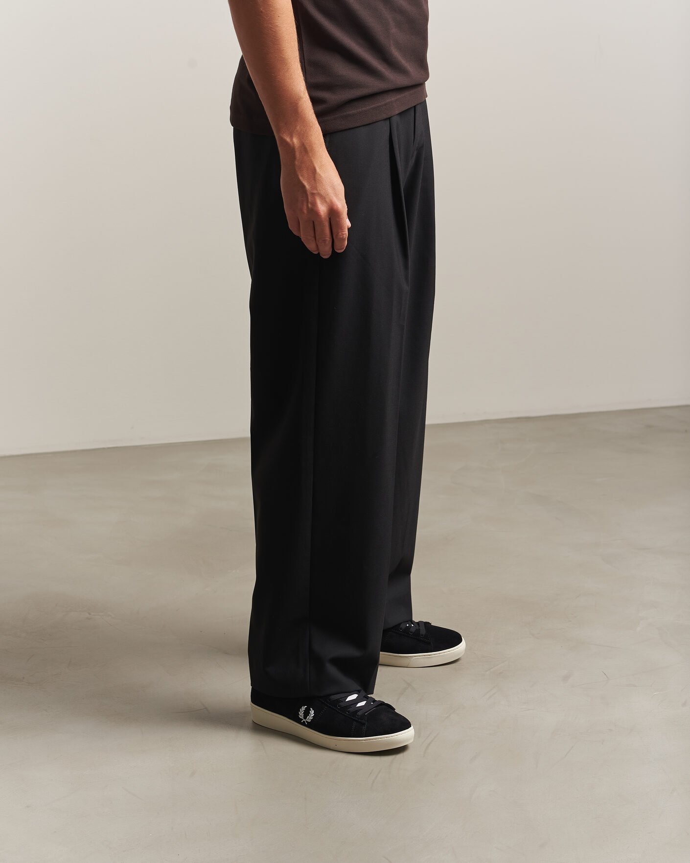 Homme | Baskets | Fred Perry | Spencer Suede Sneaker Black