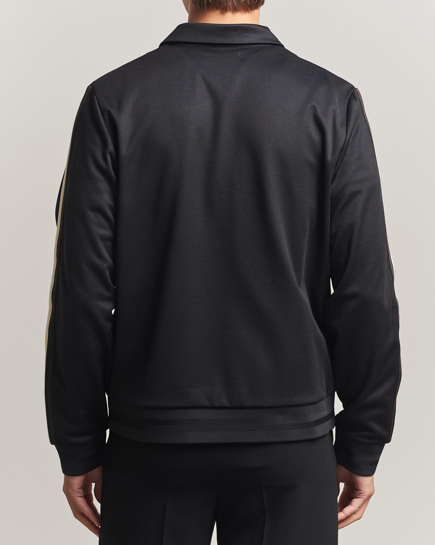 Homme | Pulls Et Tricots | Fred Perry | Tipped Taped Track Jacket Black