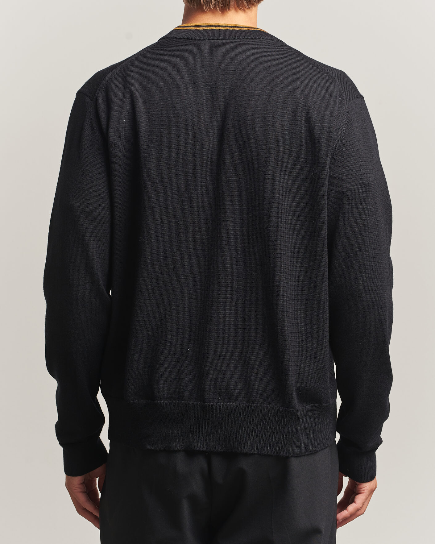 Homme | Pulls Et Tricots | Fred Perry | Classic Knitted Cardigan Black