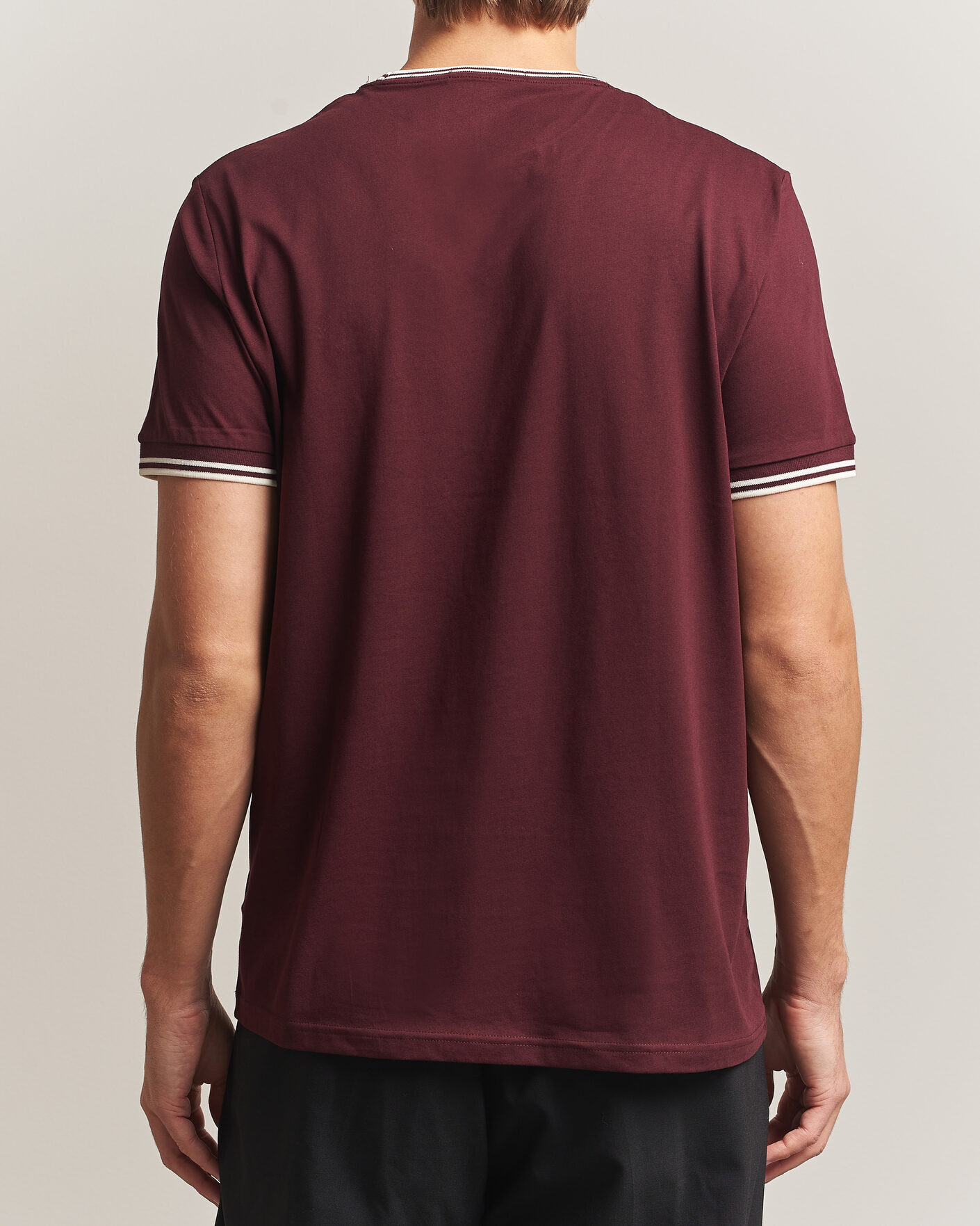 Homme | T-shirts | Fred Perry | Twin Tipped T-Shirt Oxblood