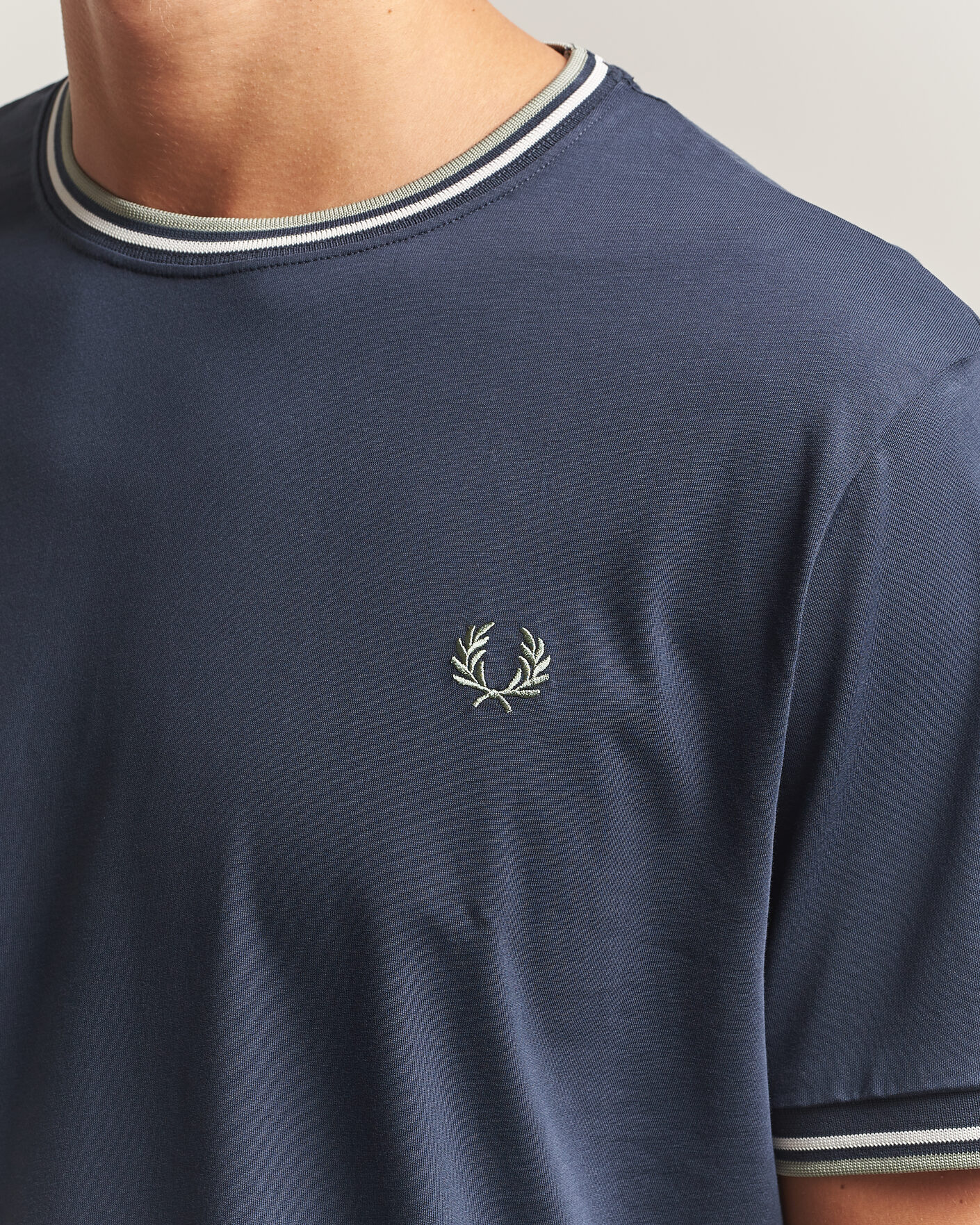 Homme | T-shirts | Fred Perry | Twin Tipped T-Shirt Dark Airforce
