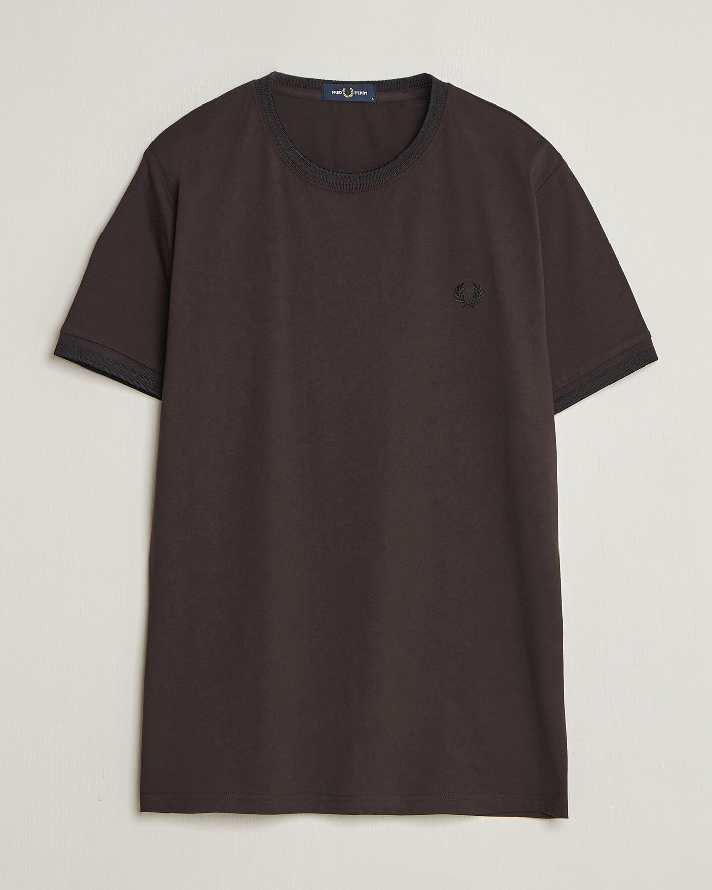 Homme | T-shirts | Fred Perry | Twin Tipped T-Shirt Rich Brown