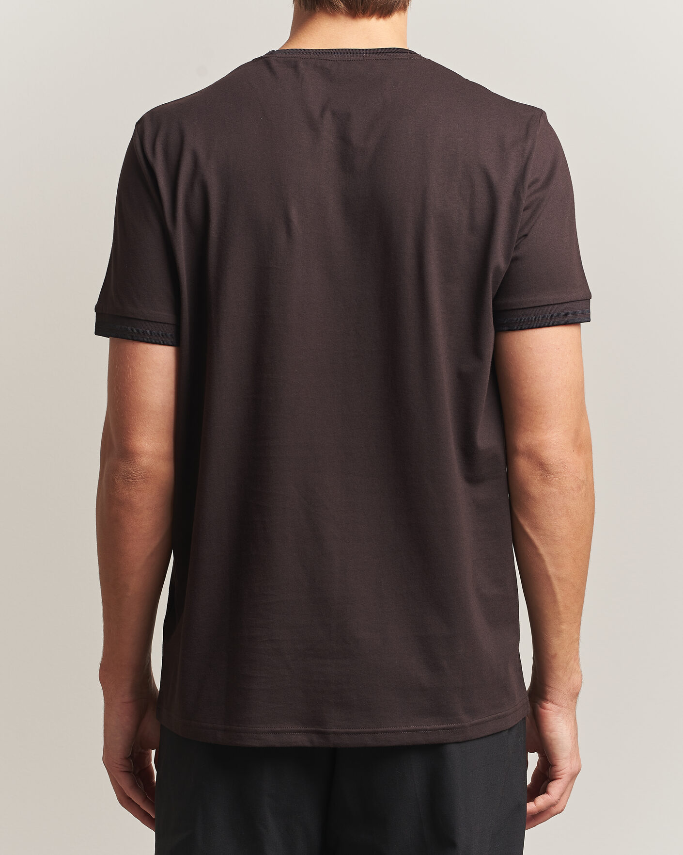 Homme | T-shirts | Fred Perry | Twin Tipped T-Shirt Rich Brown