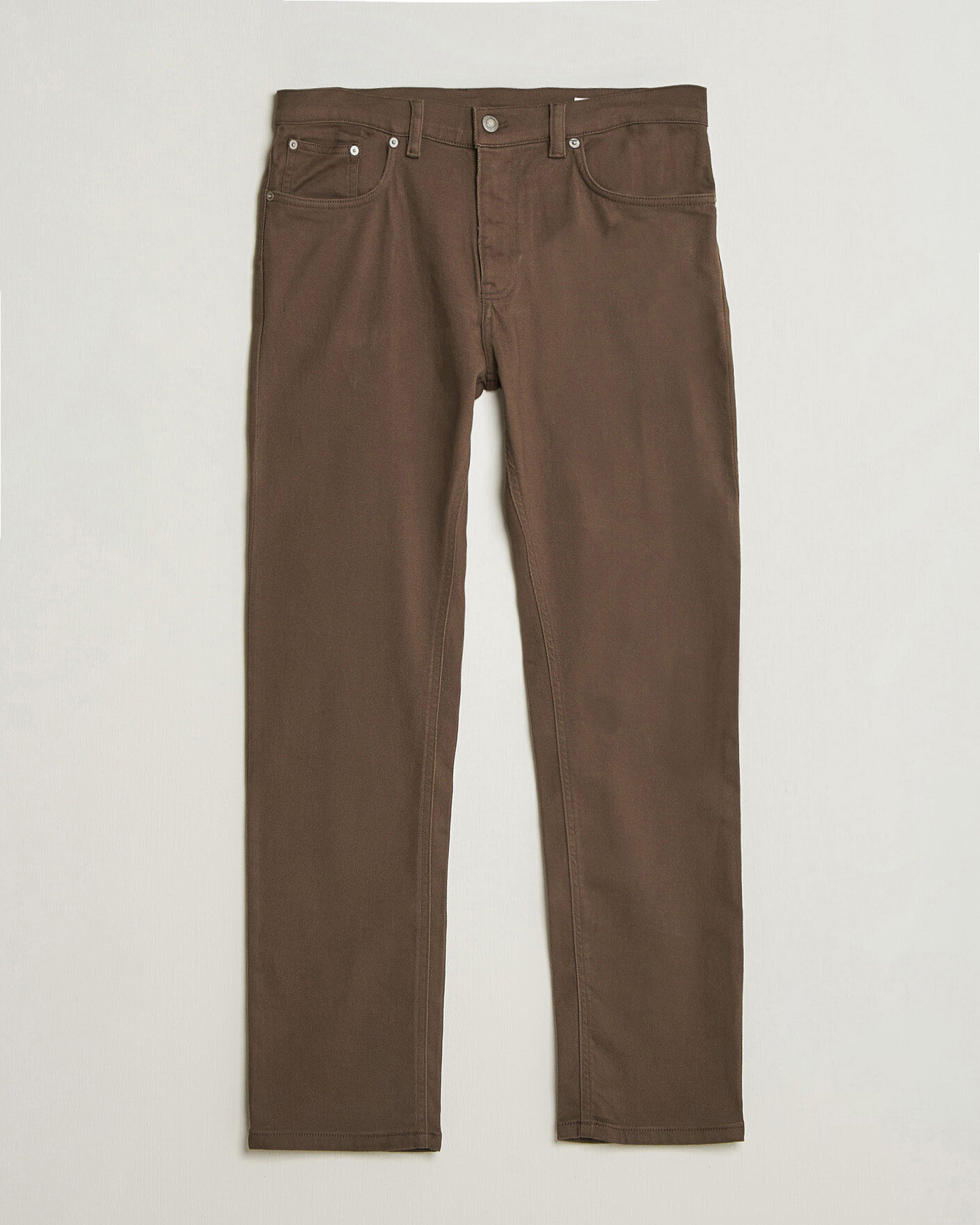 Homme | Pantalons | Gant | Regular Fit Soft Twill 5-Pocket Pants Shadow Brown