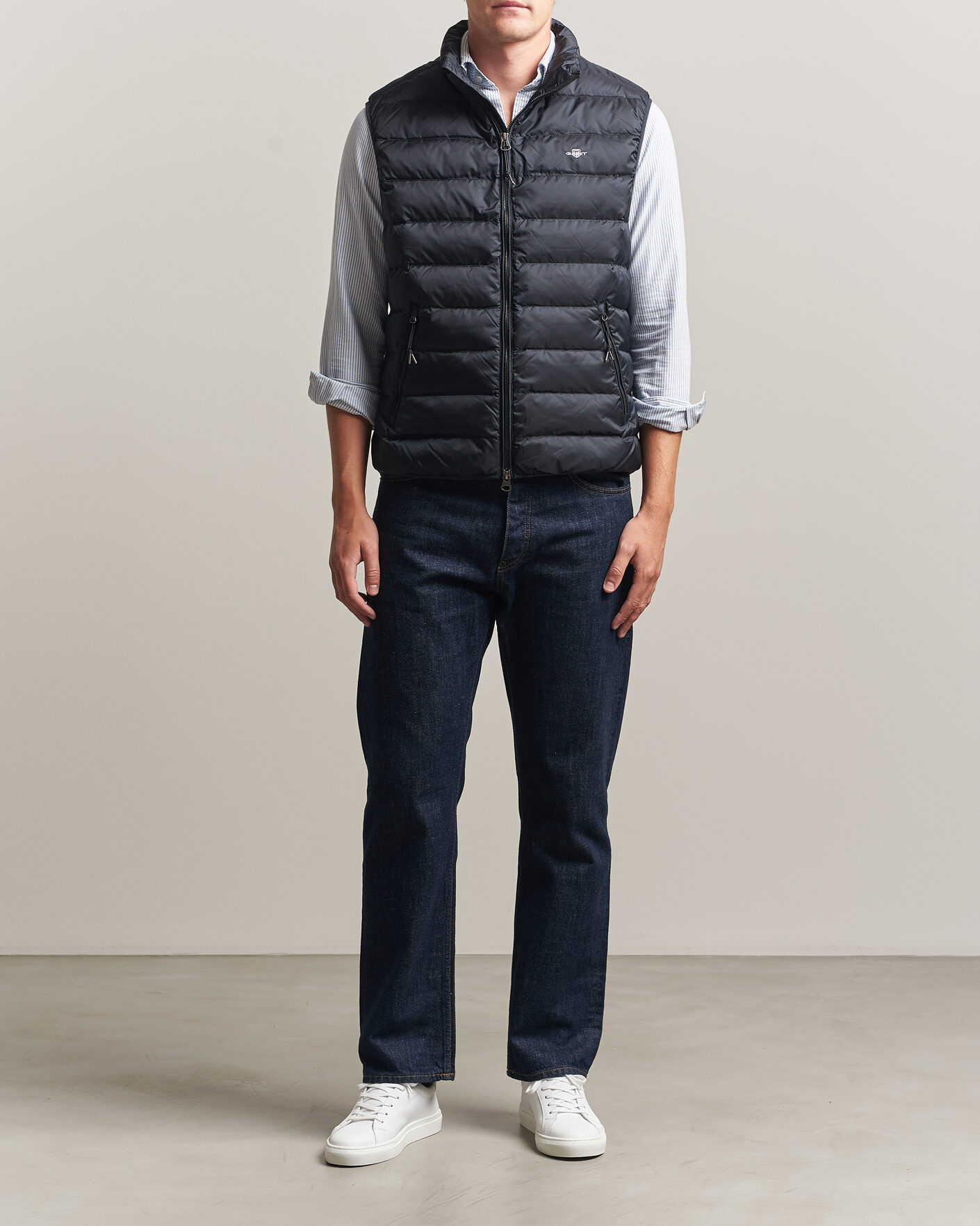 Homme | Gilets | Gant | Light Down Vest Black