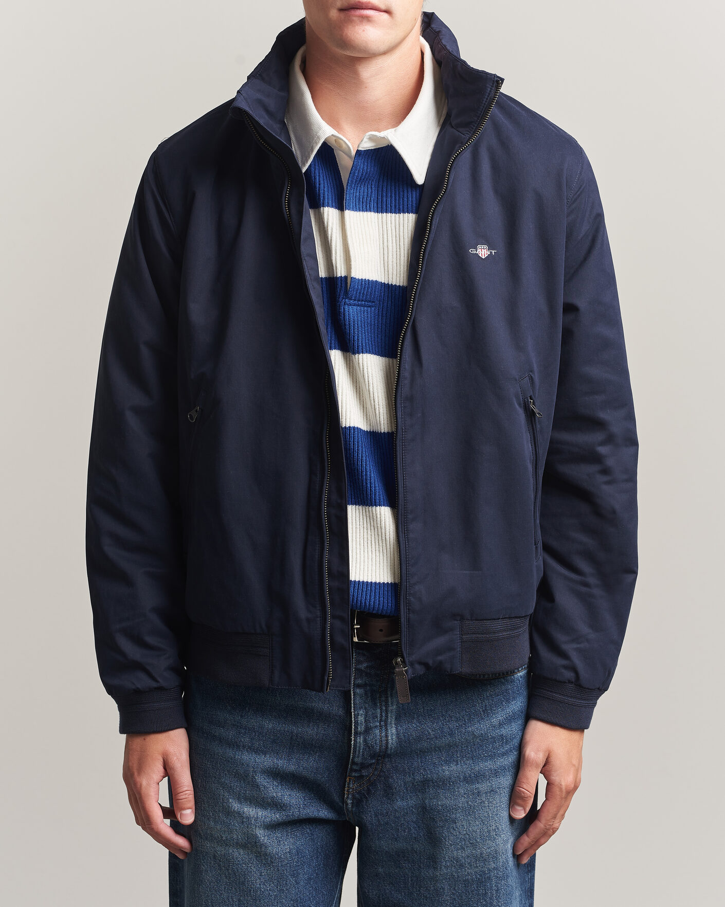 Homme | Manteaux Et Vestes | Gant | Hampshire Jacket Evening Blue
