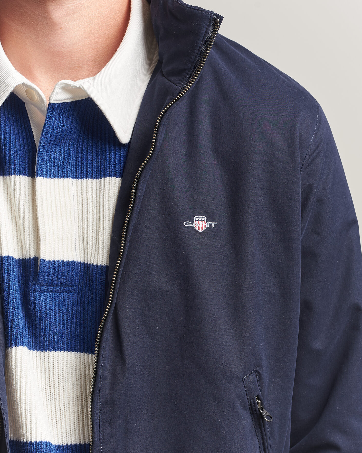 Homme | Manteaux Et Vestes | Gant | Hampshire Jacket Evening Blue
