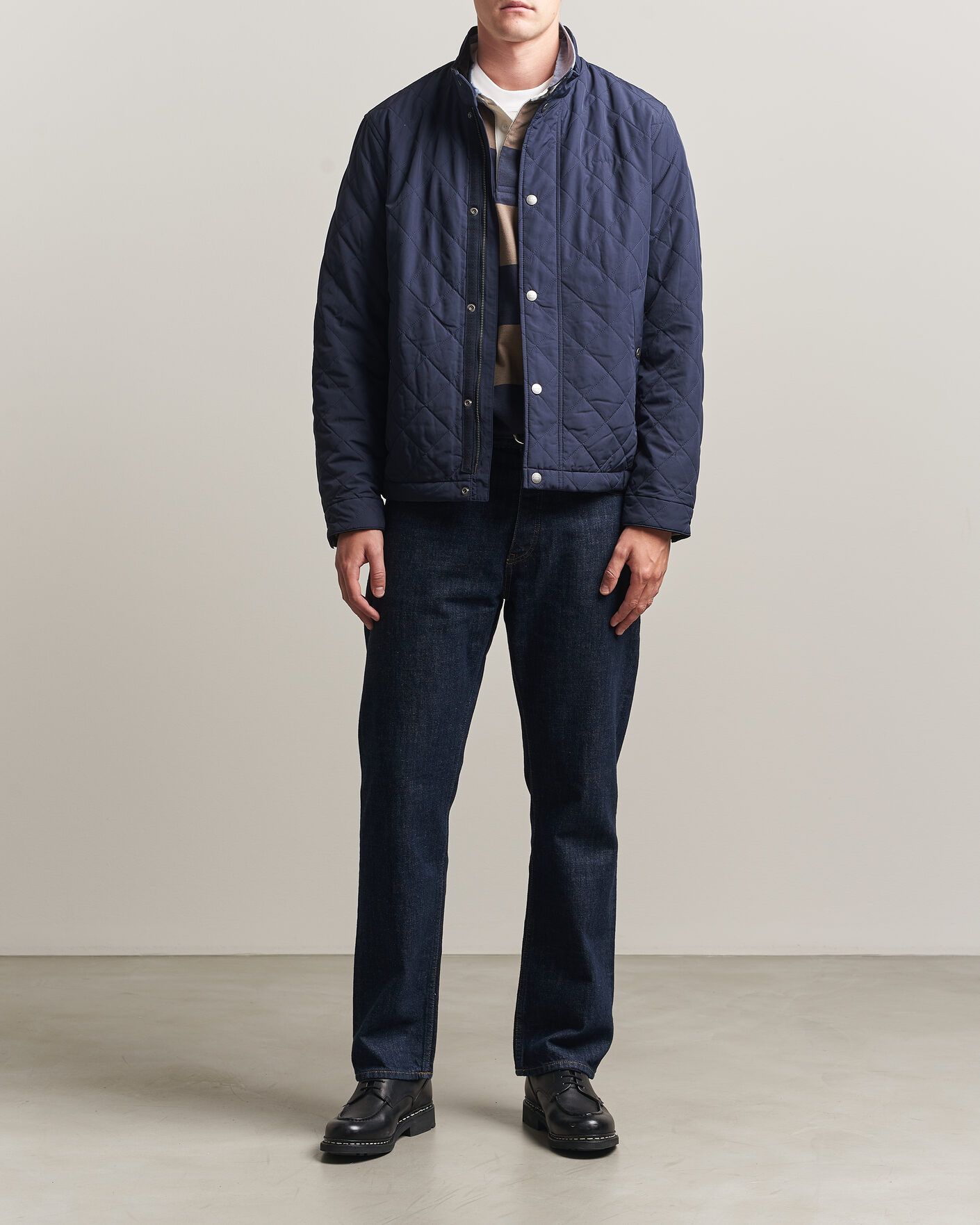 Homme | Manteaux Et Vestes | Gant | Classic Quilted Jacket Evening Blue