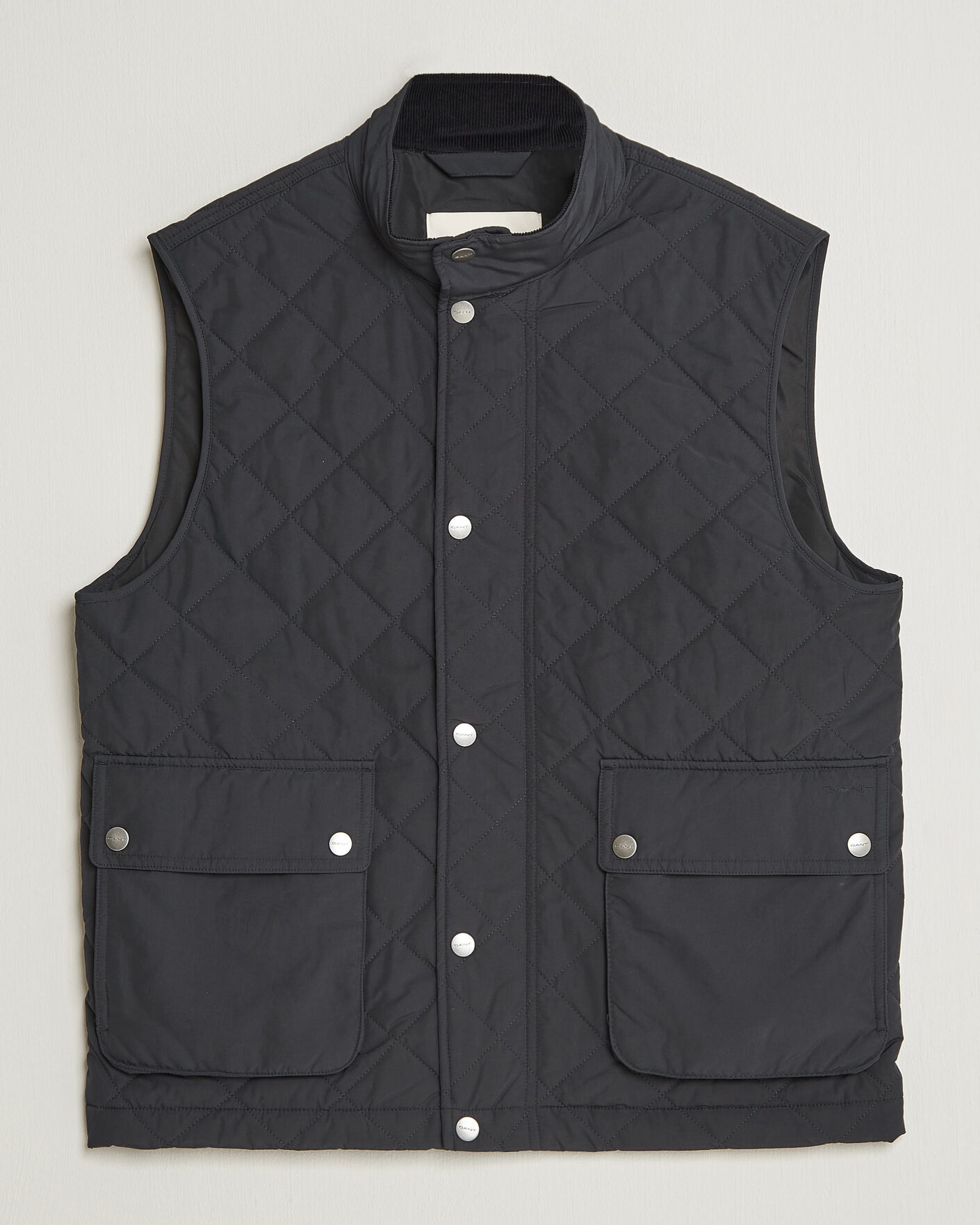 Homme | Gilets | Gant | Classic Quilted Vest Black