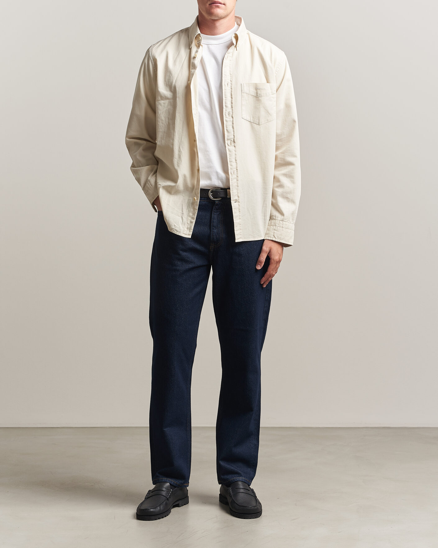 Homme | Jeans | Gant | Straight Fit Jeans Dark Blue