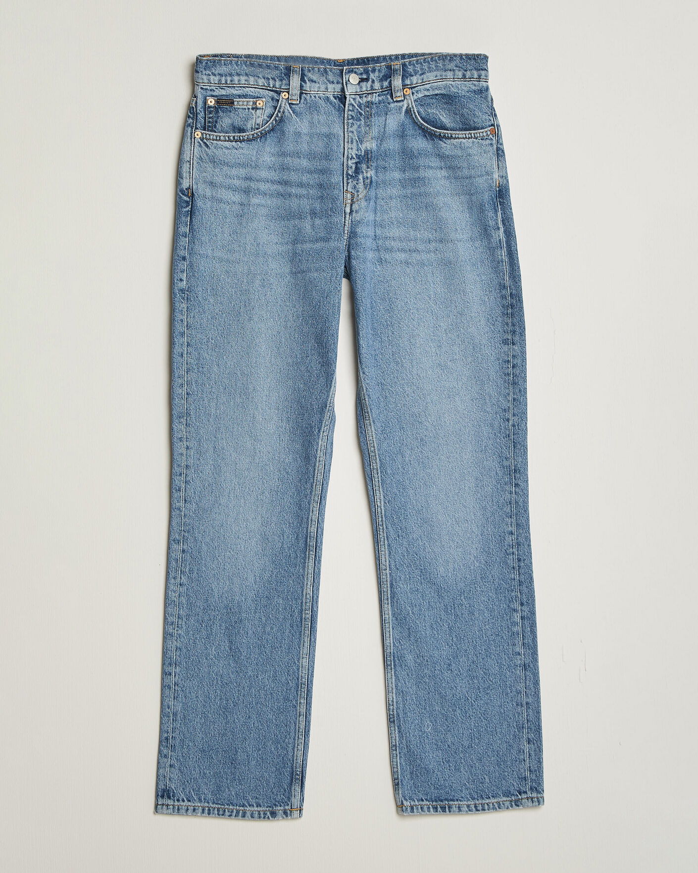 Homme | Jeans | Gant | Straight Fit Jeans Mid Blue Broken In