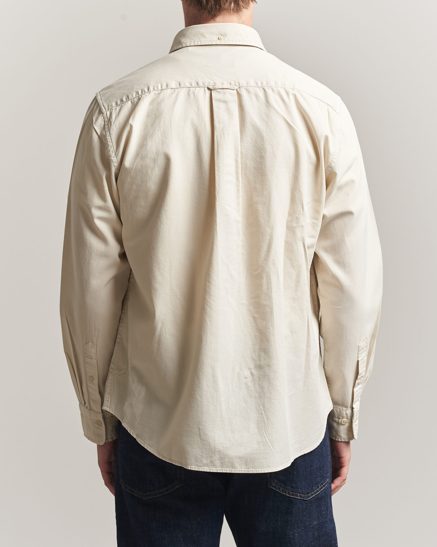 Homme | Chemises | Gant | Regular Fit Garment Dyed Twill Shirt Sand