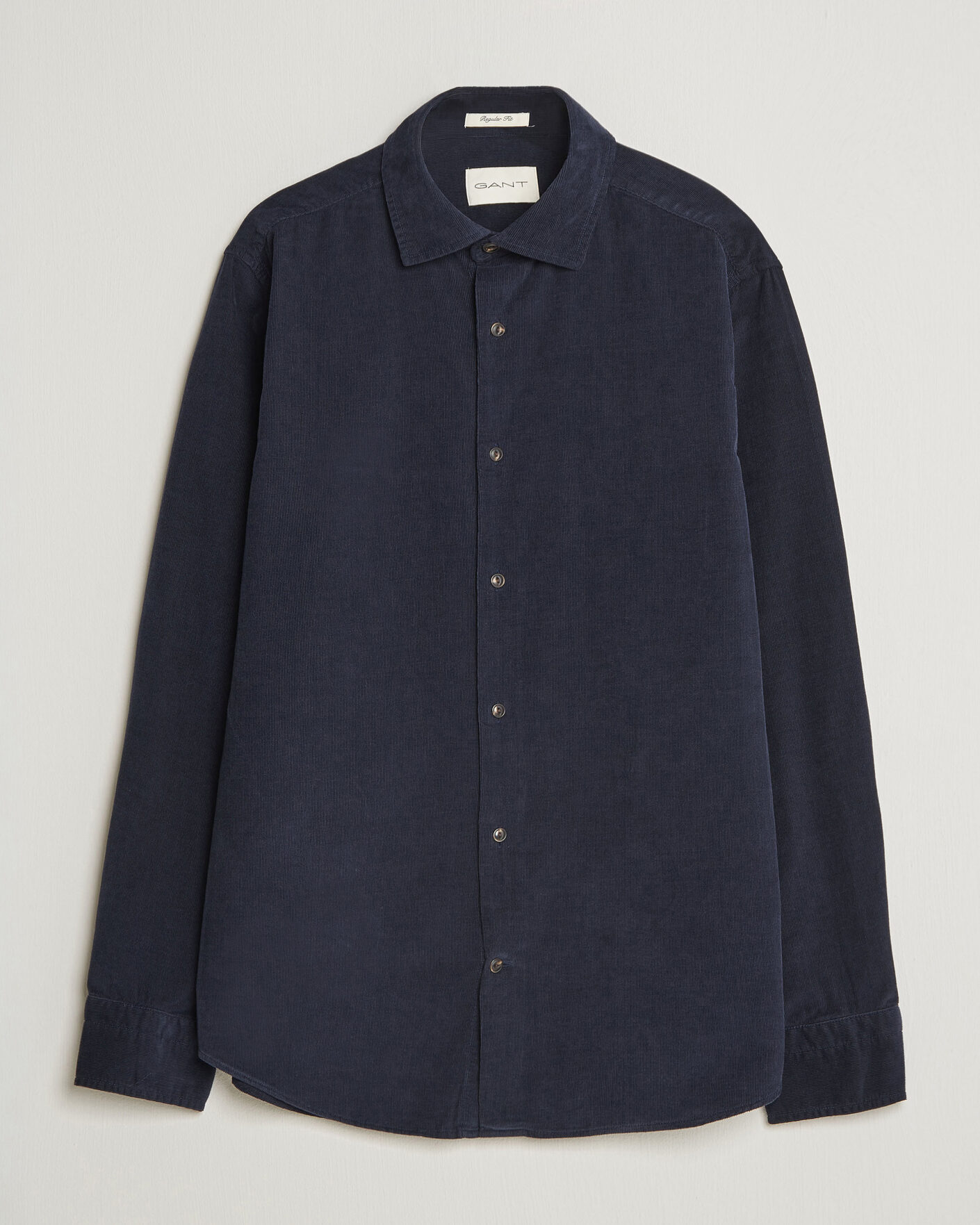 Homme | Chemises | Gant | Regular Fit Baby Cord Shirt Evening Blue