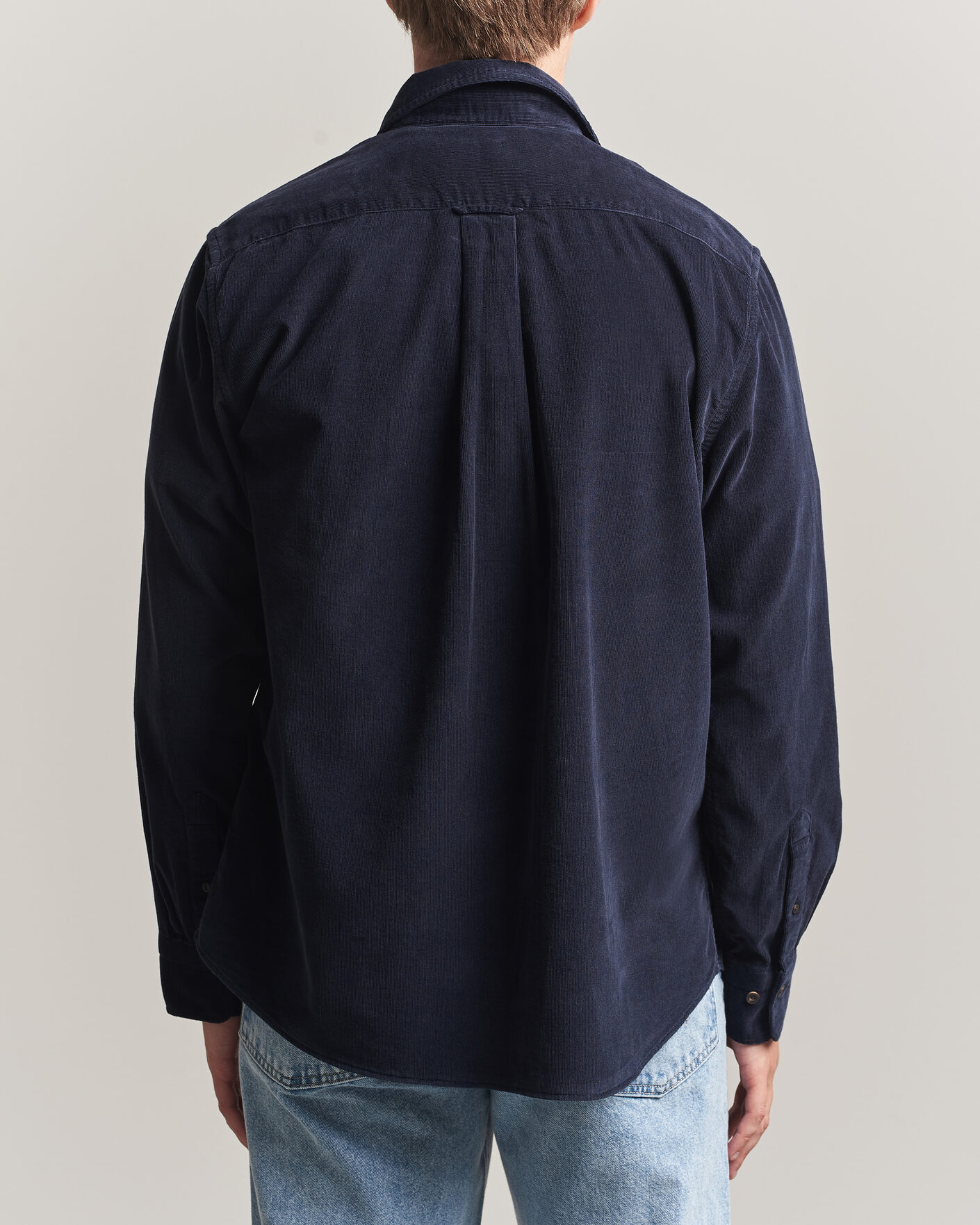 Homme | Chemises | Gant | Regular Fit Baby Cord Shirt Evening Blue