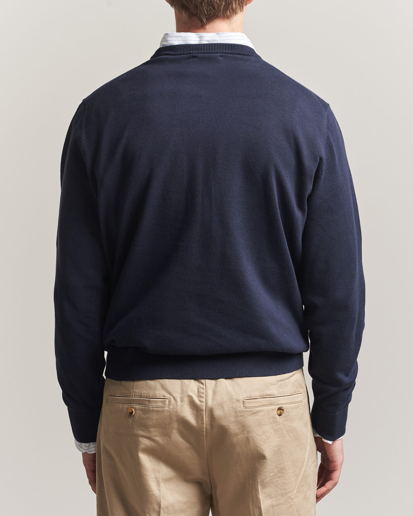 Homme | Pulls Et Tricots | Gant | Classic Cotton Crew Neck Evening Blue