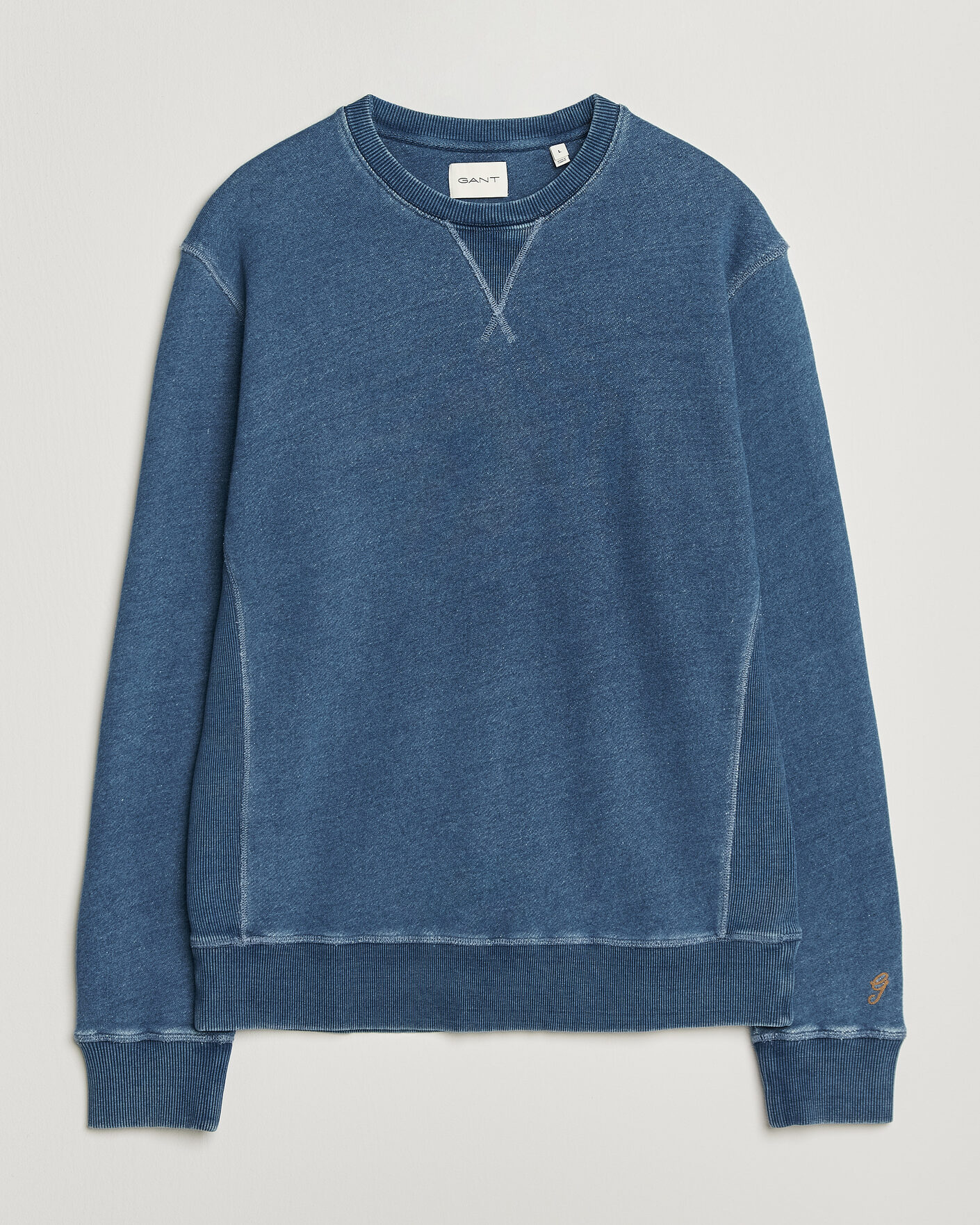 Homme | Pulls Et Tricots | Gant | Vintage Crew Neck Sweatshirt Indigo
