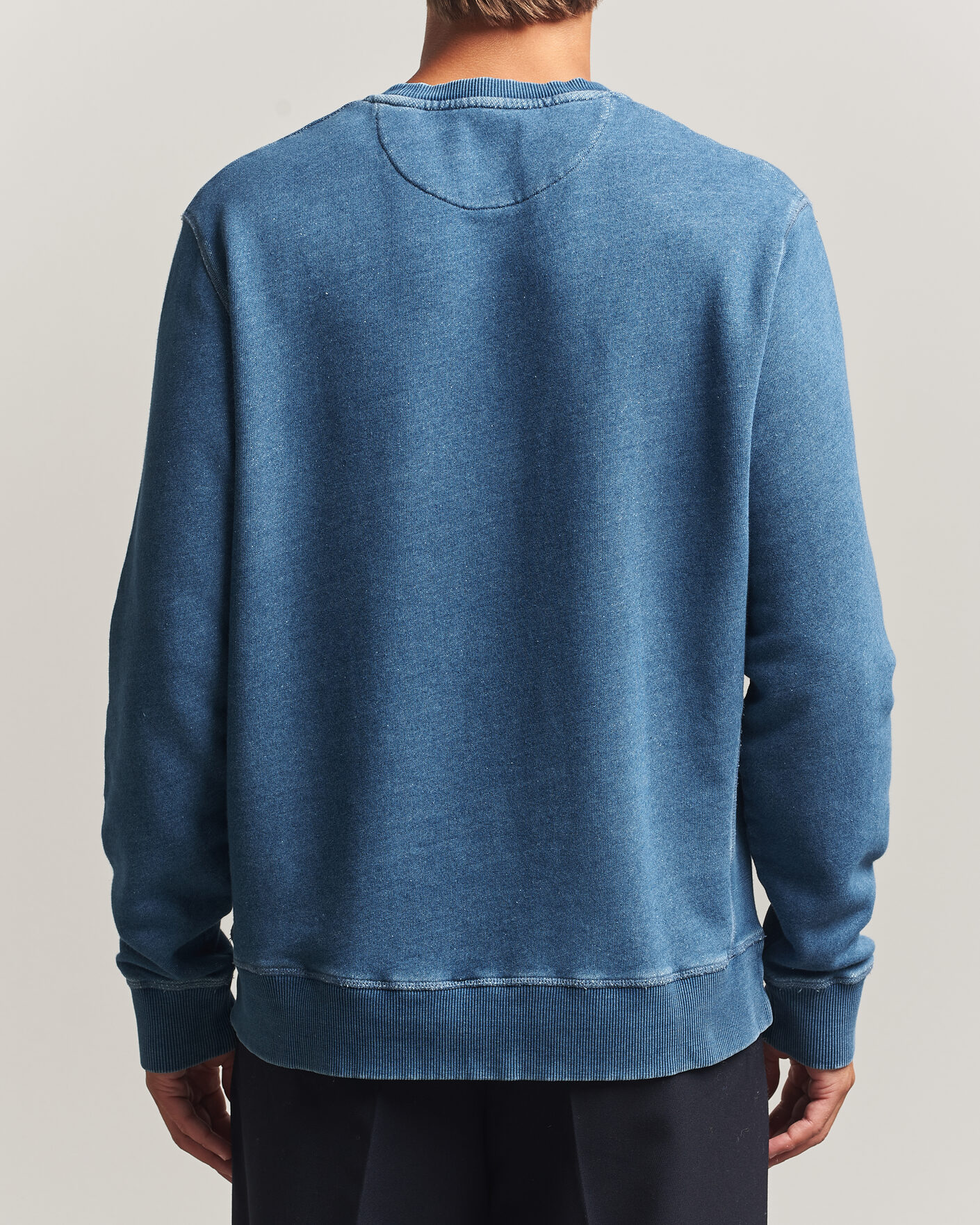 Homme | Pulls Et Tricots | Gant | Vintage Crew Neck Sweatshirt Indigo