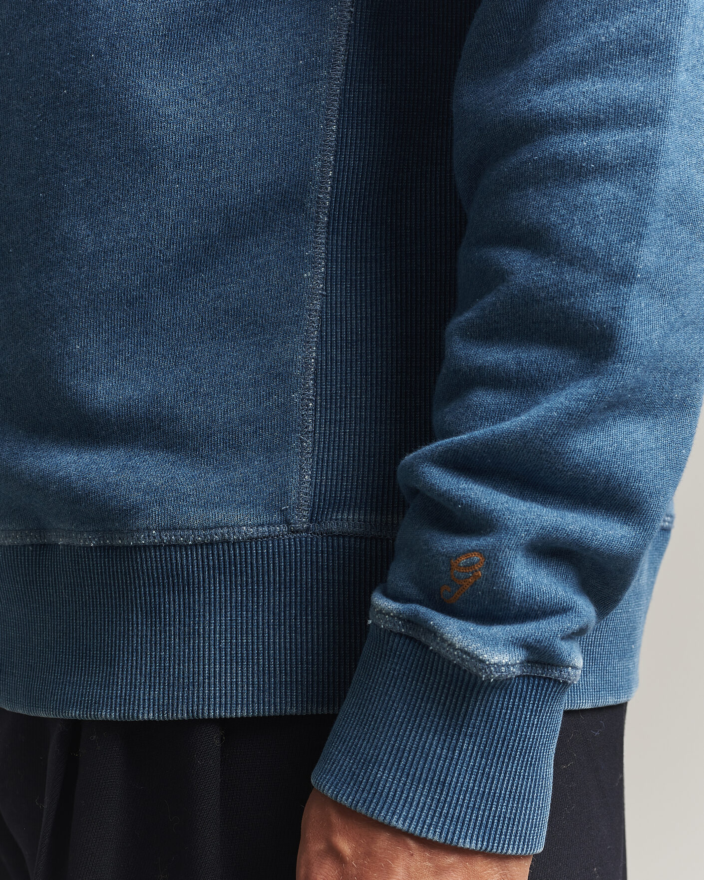 Homme | Pulls Et Tricots | Gant | Vintage Crew Neck Sweatshirt Indigo