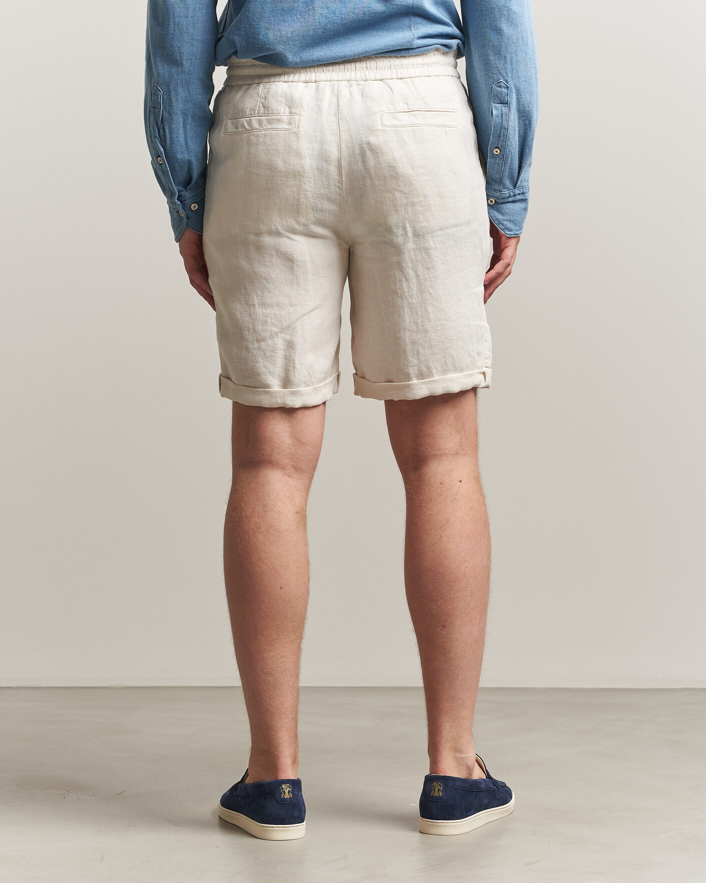 Homme | Shorts | Brunello Cucinelli | Drawstring Shorts Off White