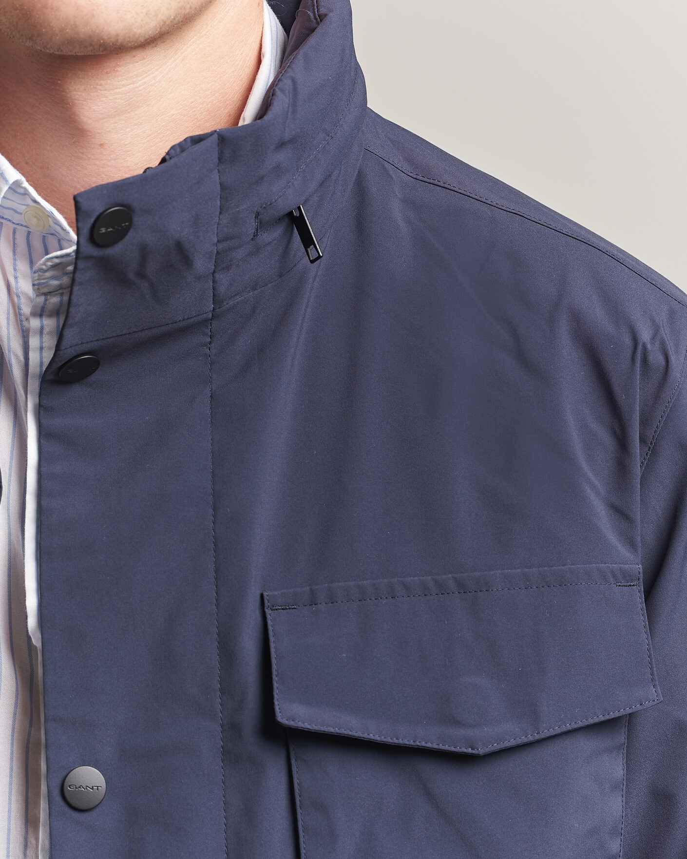 Homme | Manteaux Et Vestes | Gant | Lightweight 4-Pocket Field Jacket Evening Blue