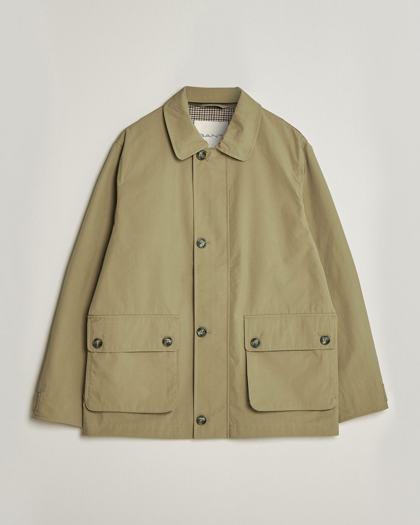 Homme | Manteaux Et Vestes | Gant | Cotton Barn Jacket Light Taupe