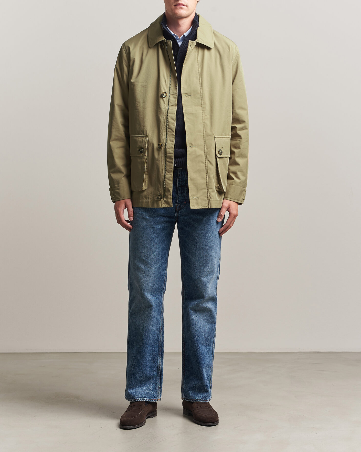 Homme | Manteaux Et Vestes | Gant | Cotton Barn Jacket Light Taupe
