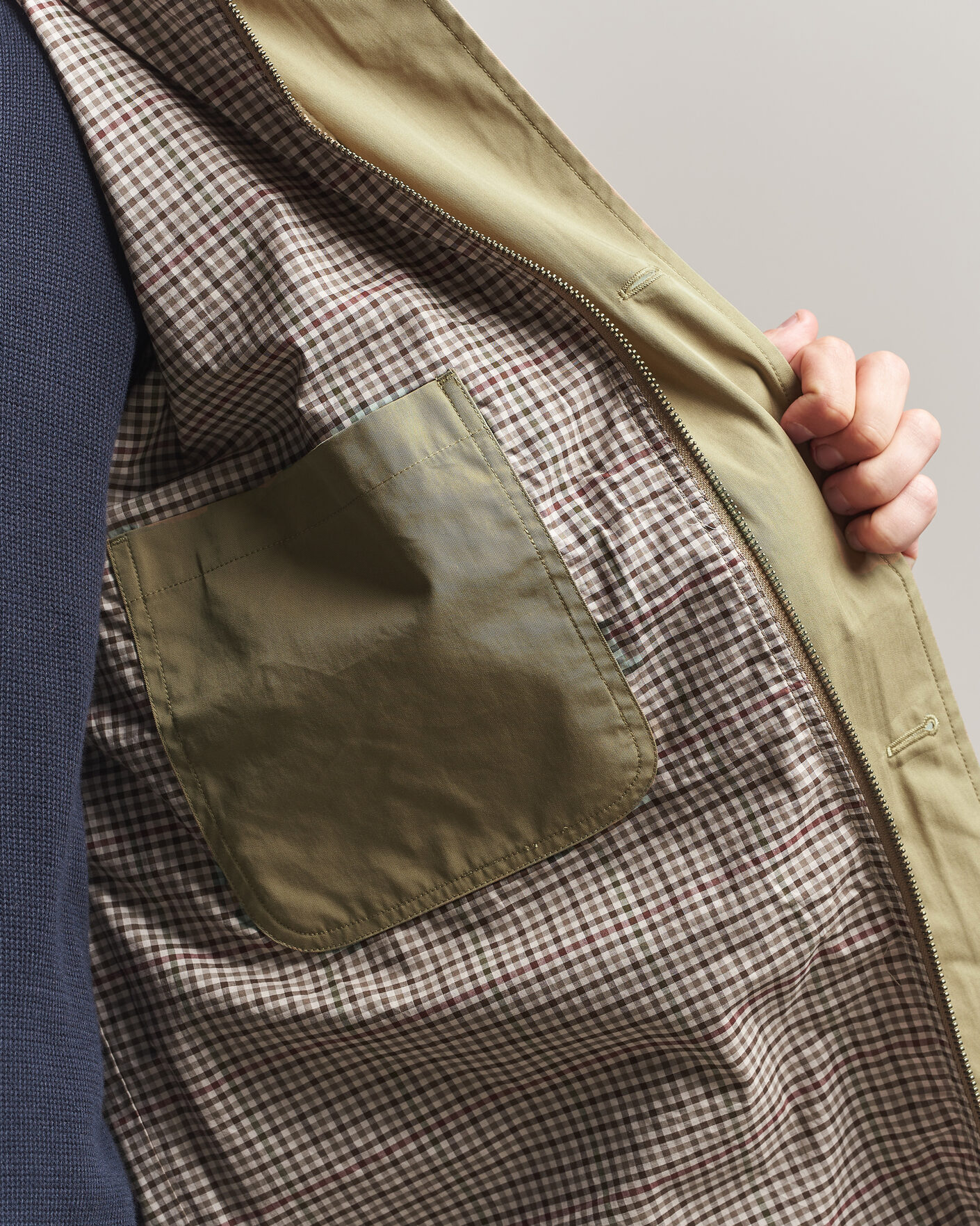 Homme | Manteaux Et Vestes | Gant | Cotton Barn Jacket Light Taupe